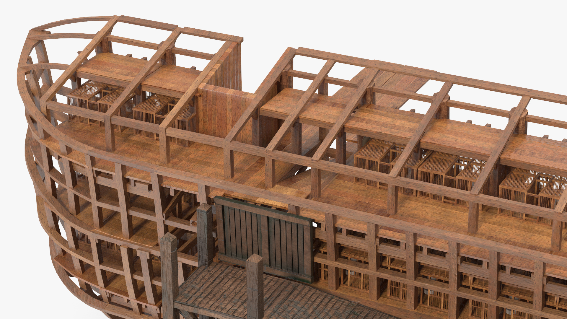3D Noah Ark Cross Section Dirty model