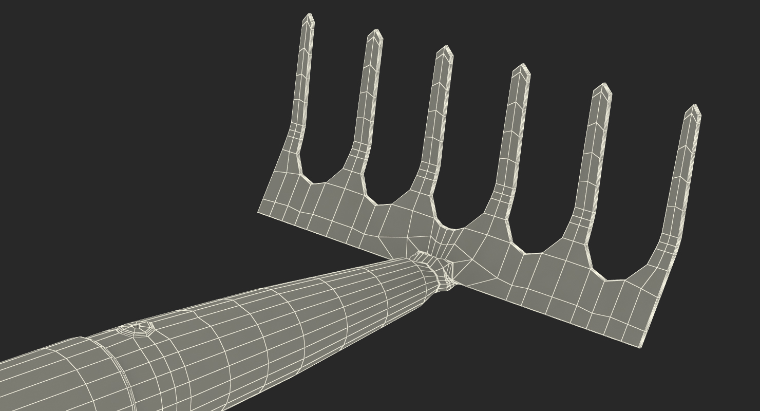 3D model Small Garden Rake Generic