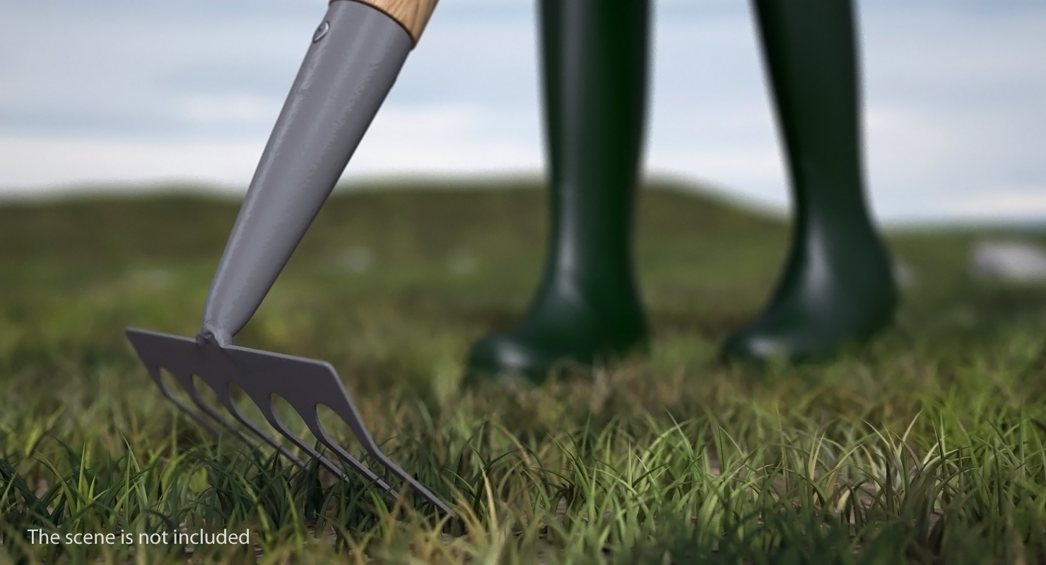 3D model Small Garden Rake Generic