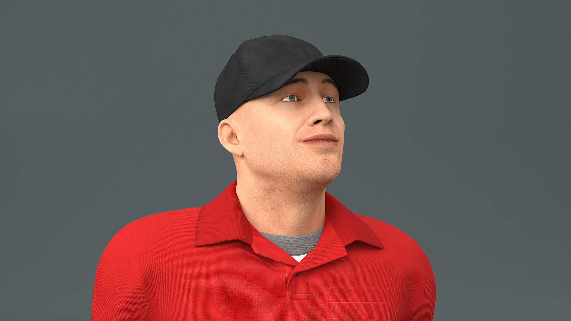 Young Man in Casual Clothes Rigged 3D model