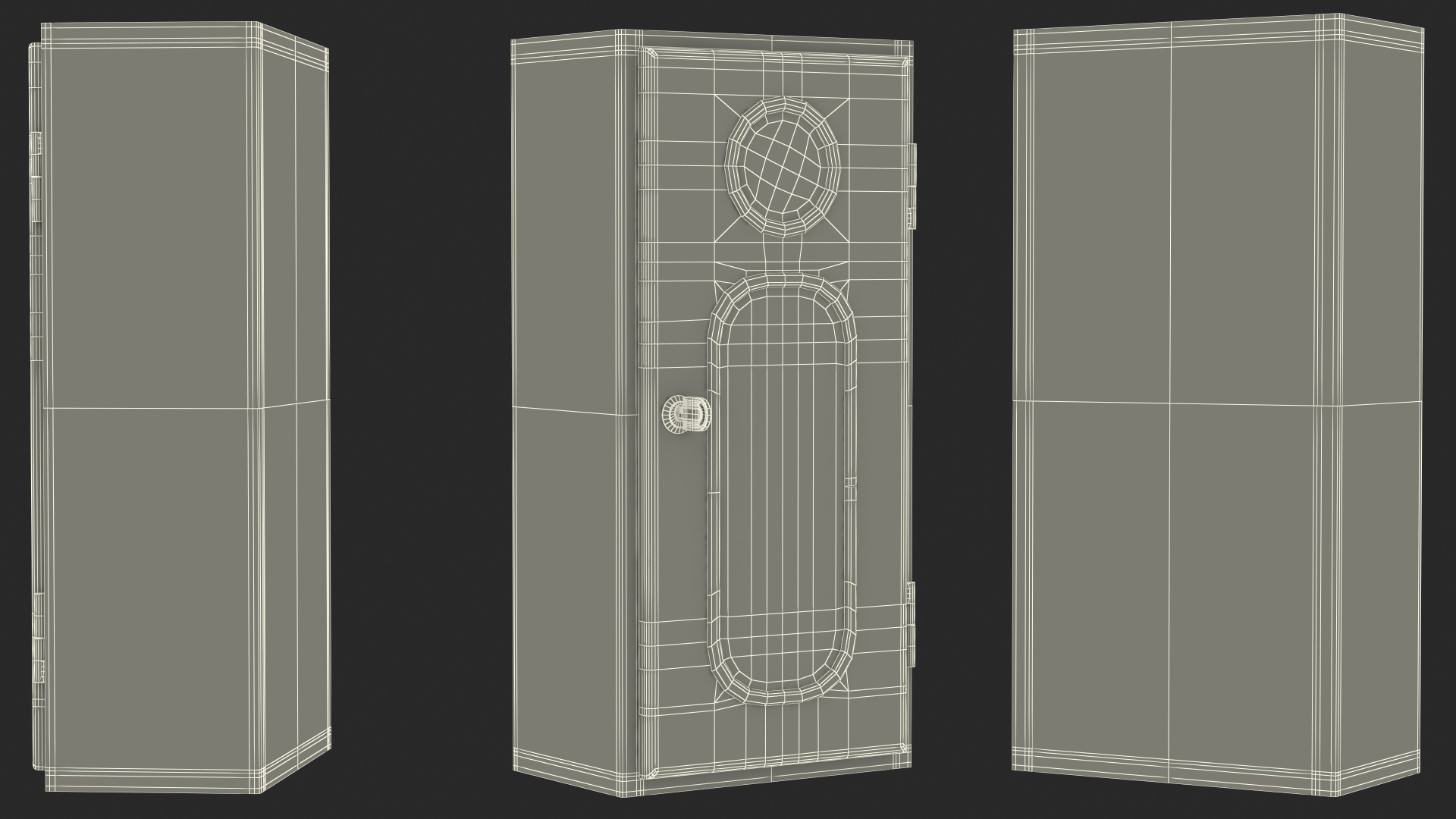 Fire Extinguisher Storage Box 3D model