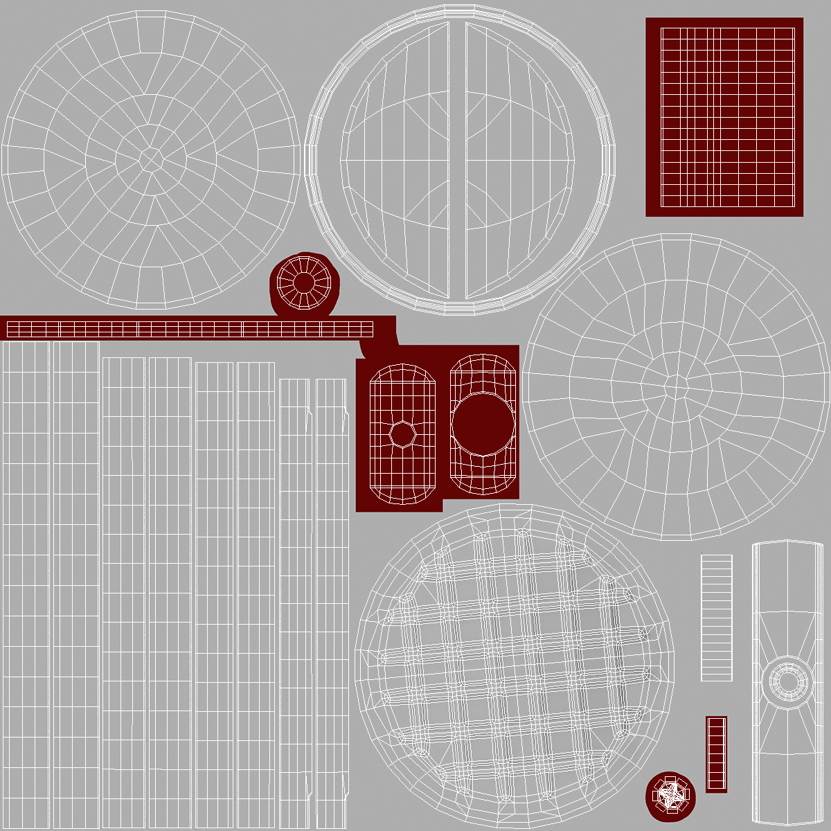 3D model Patty Maker Tool Red