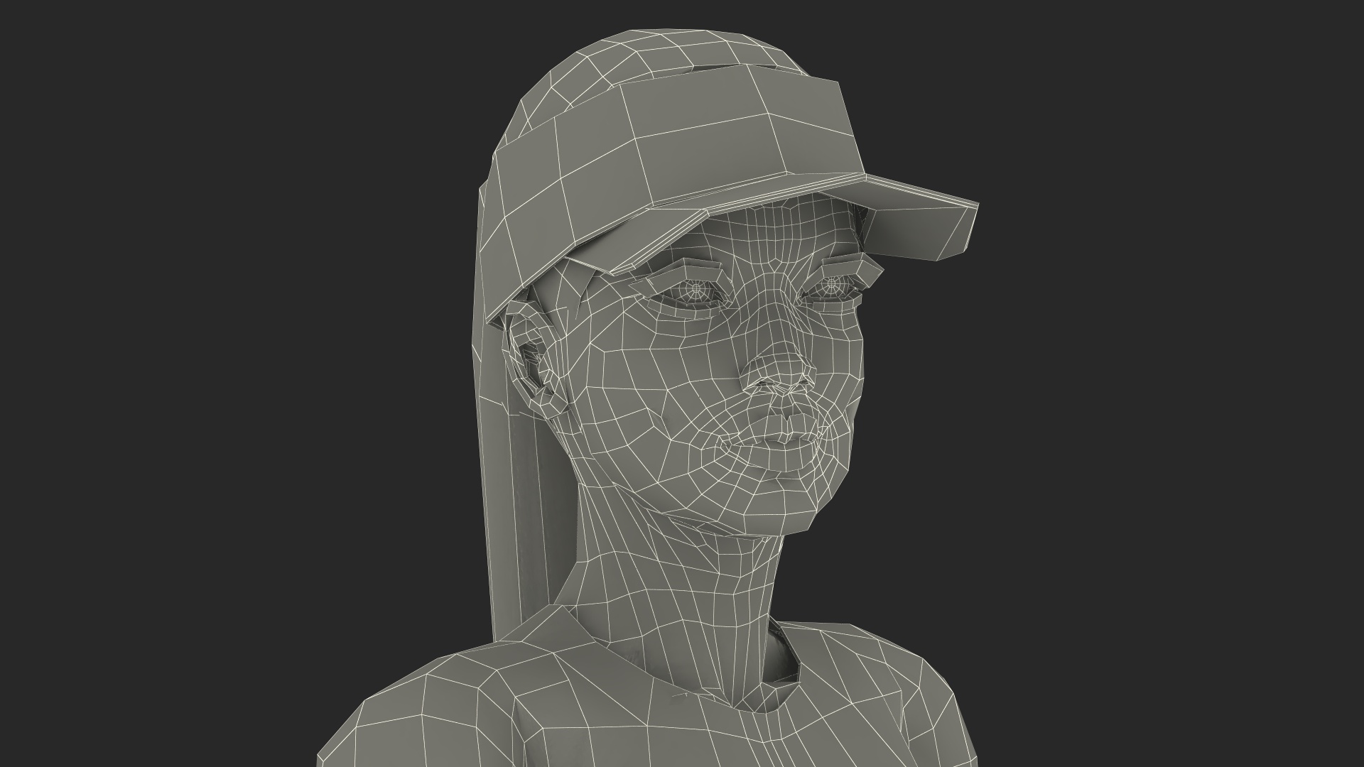 3D Young Woman with Bionic Arms model