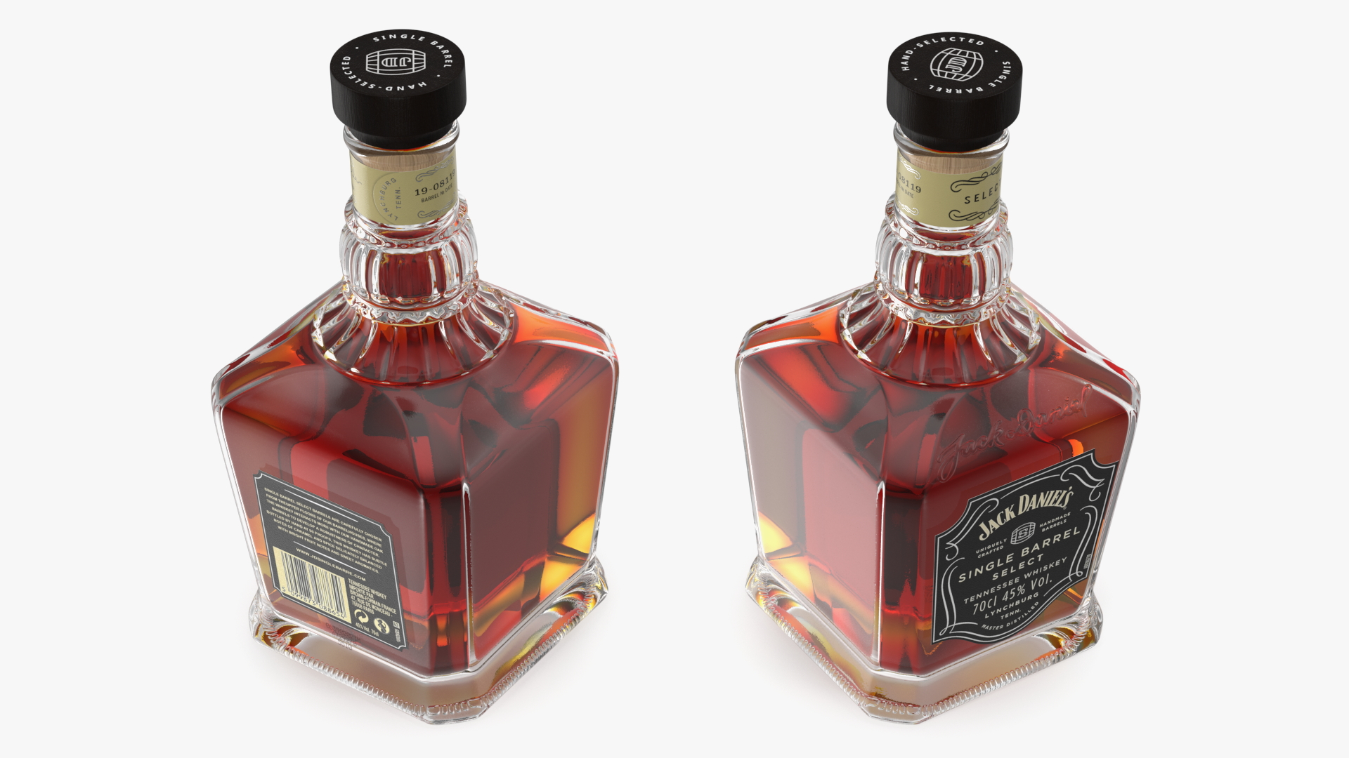 3D Jack Daniels Single Barrel Select model