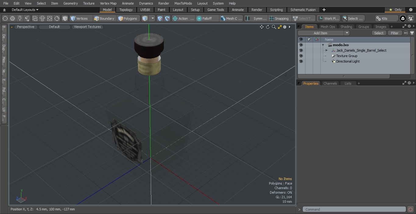 3D Jack Daniels Single Barrel Select model