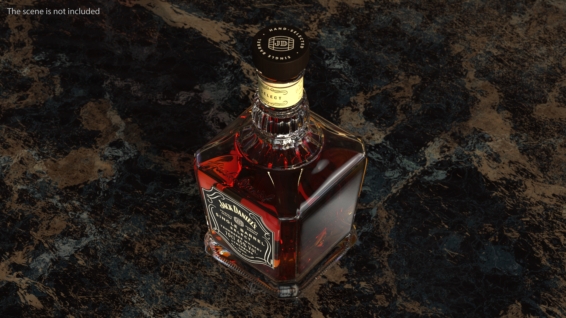 3D Jack Daniels Single Barrel Select model
