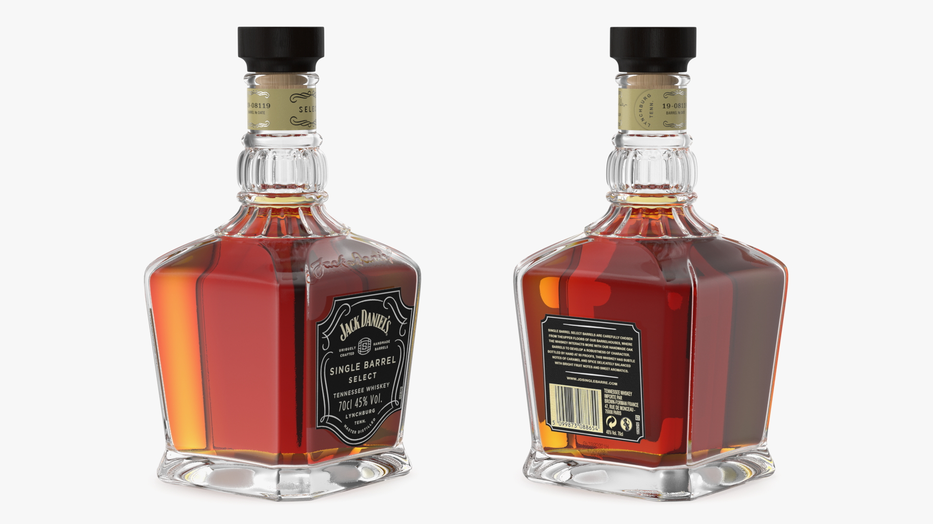 3D Jack Daniels Single Barrel Select model