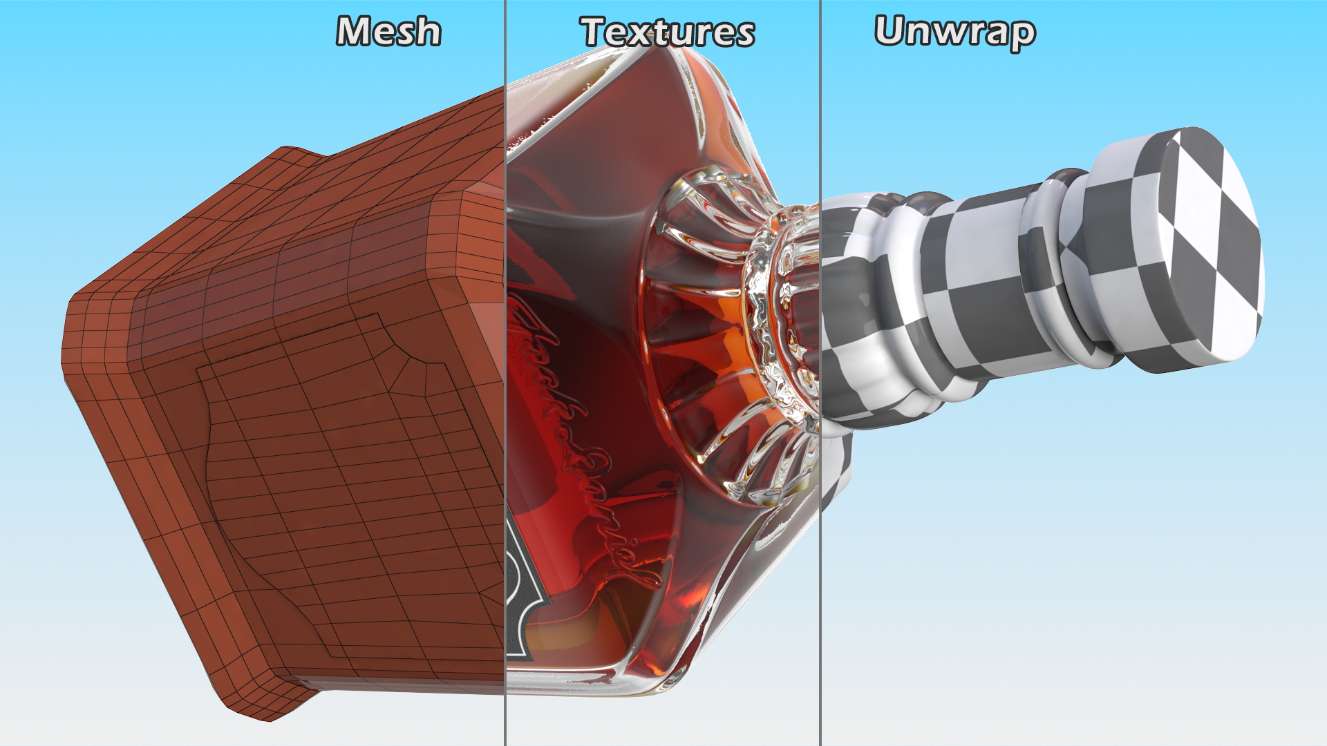 3D Jack Daniels Single Barrel Select model