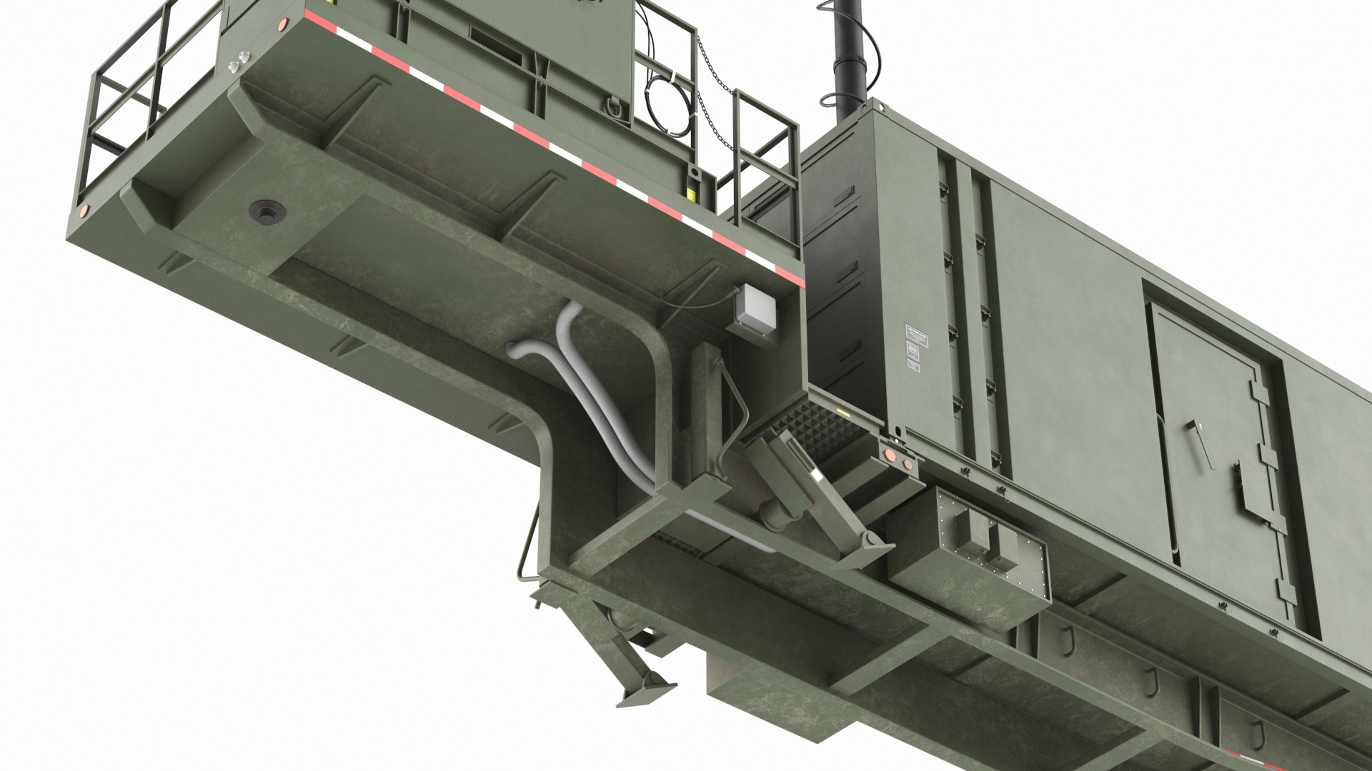 3D US Army Typhon Battery Operation Center Rigged