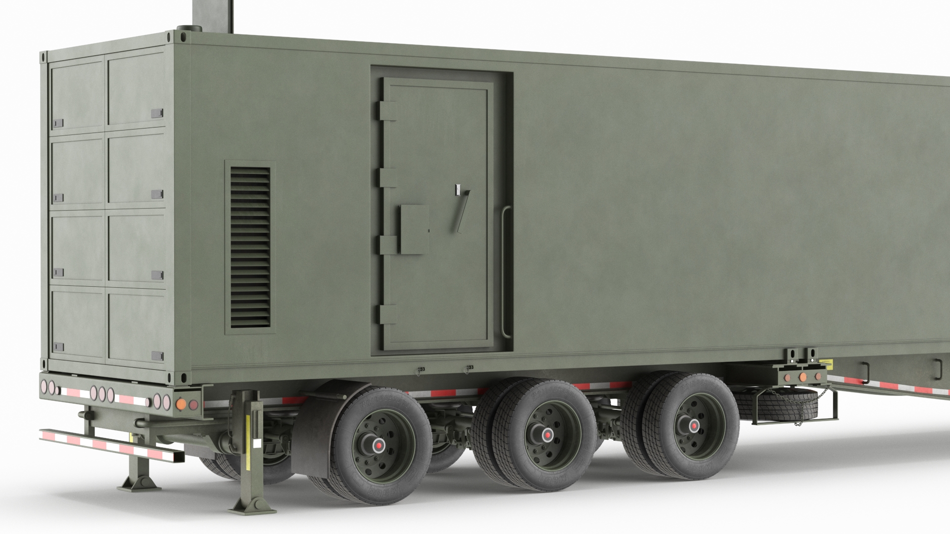3D US Army Typhon Battery Operation Center Rigged
