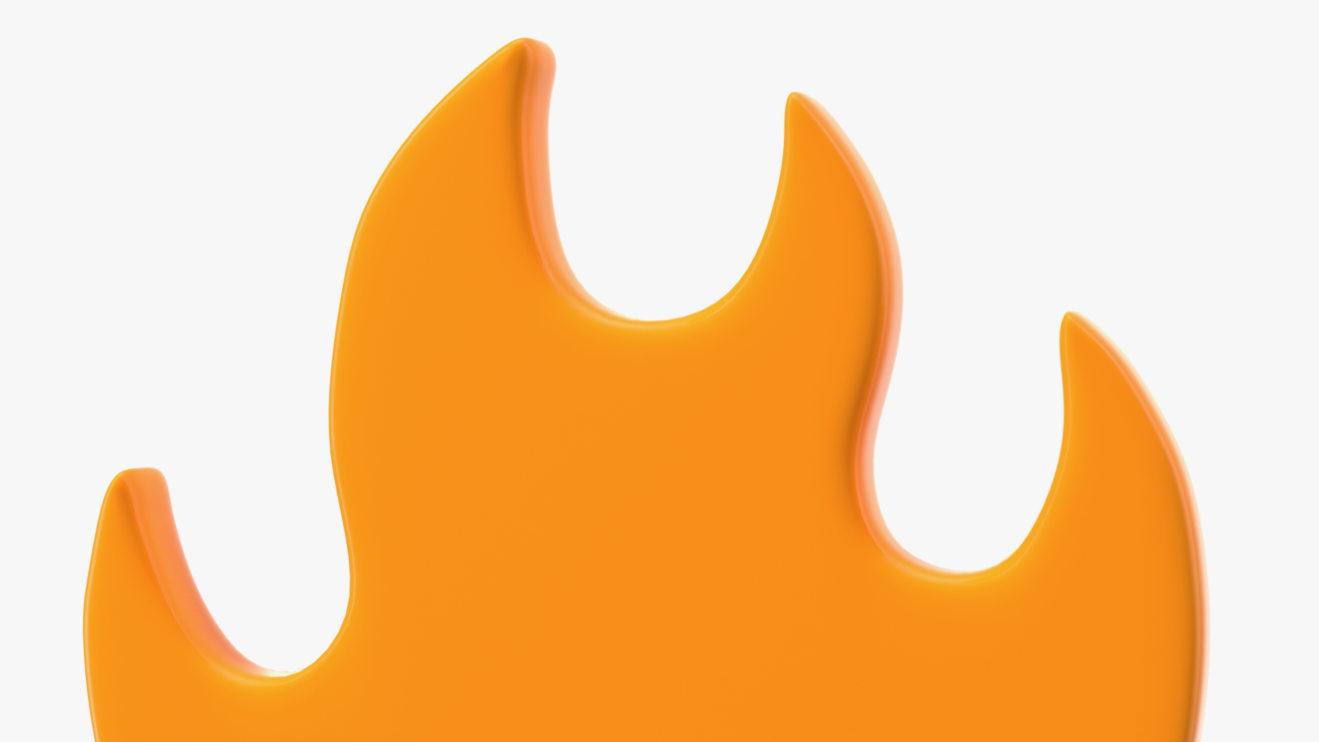 3D model Fire Emoji