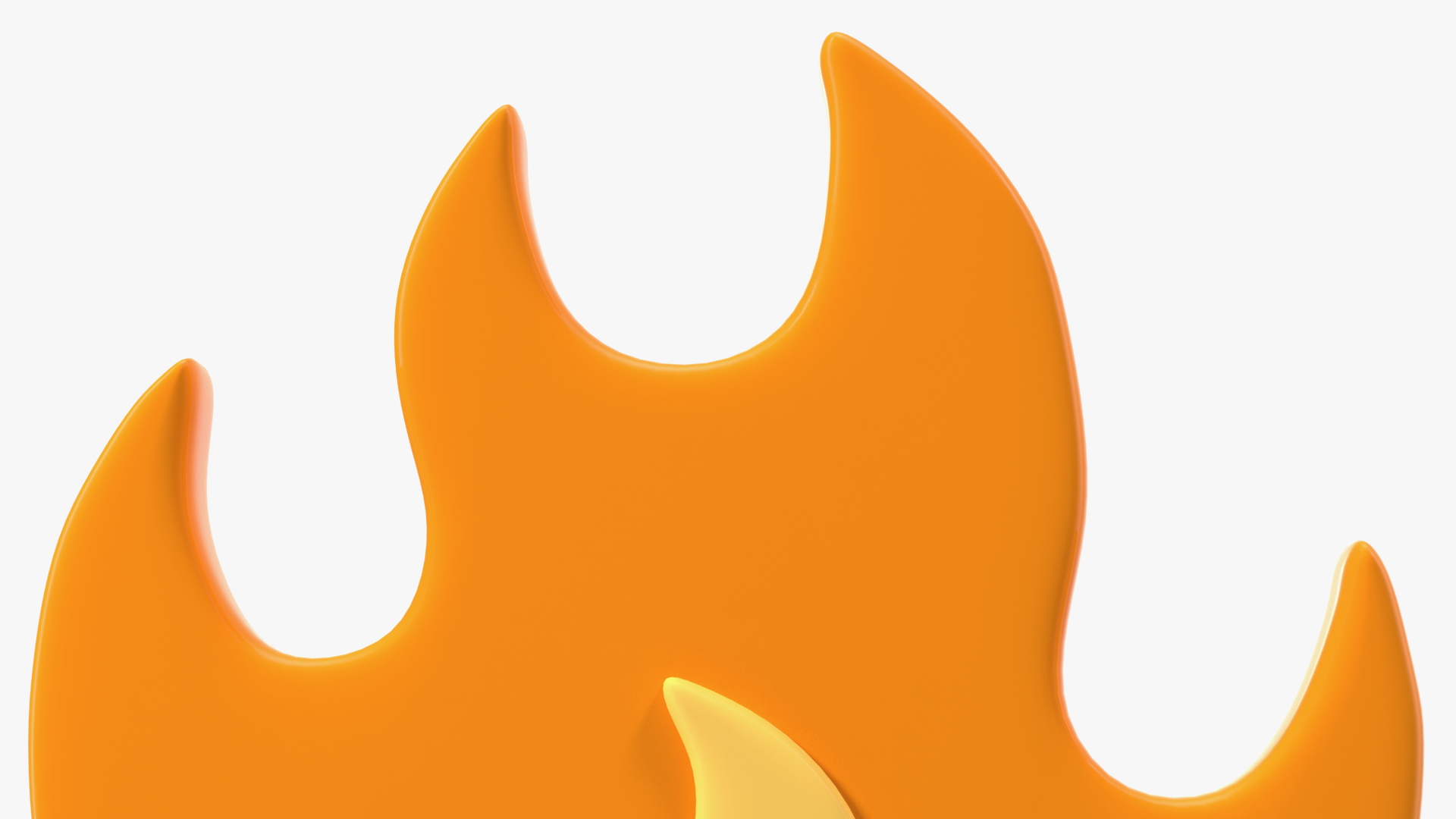 3D model Fire Emoji