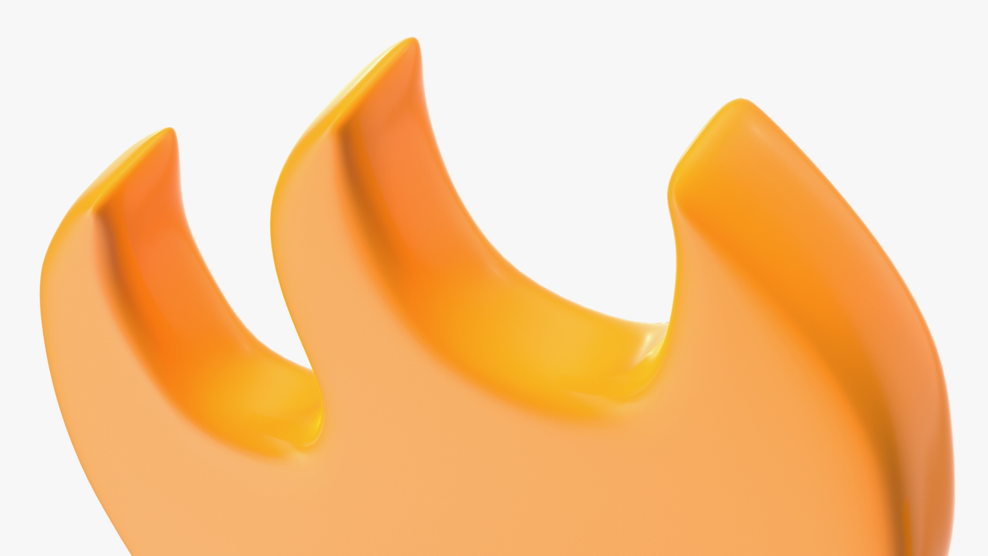 3D model Fire Emoji