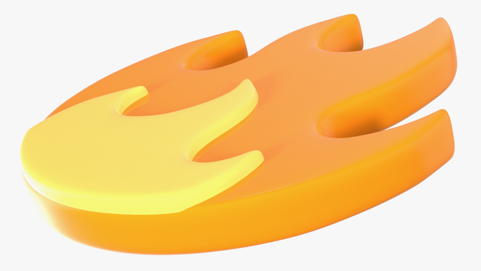 3D model Fire Emoji