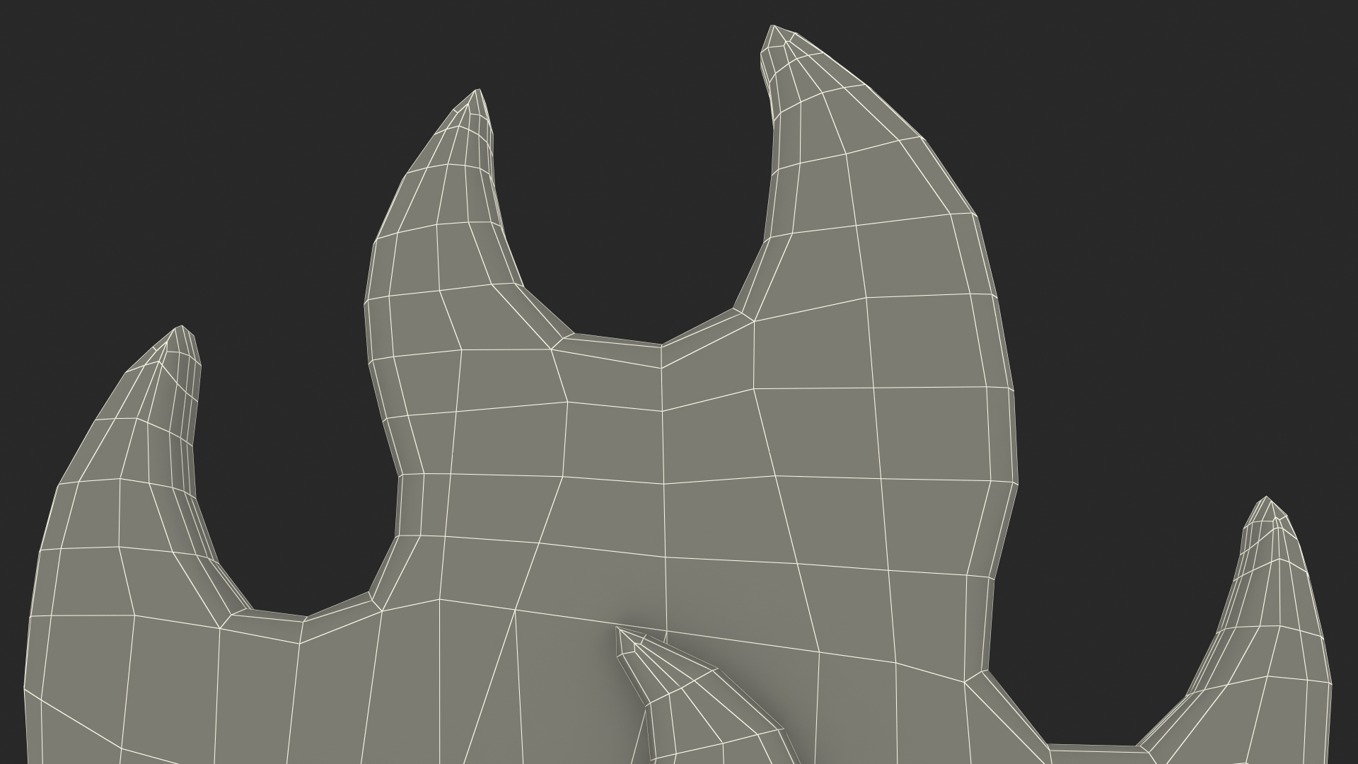 3D model Fire Emoji