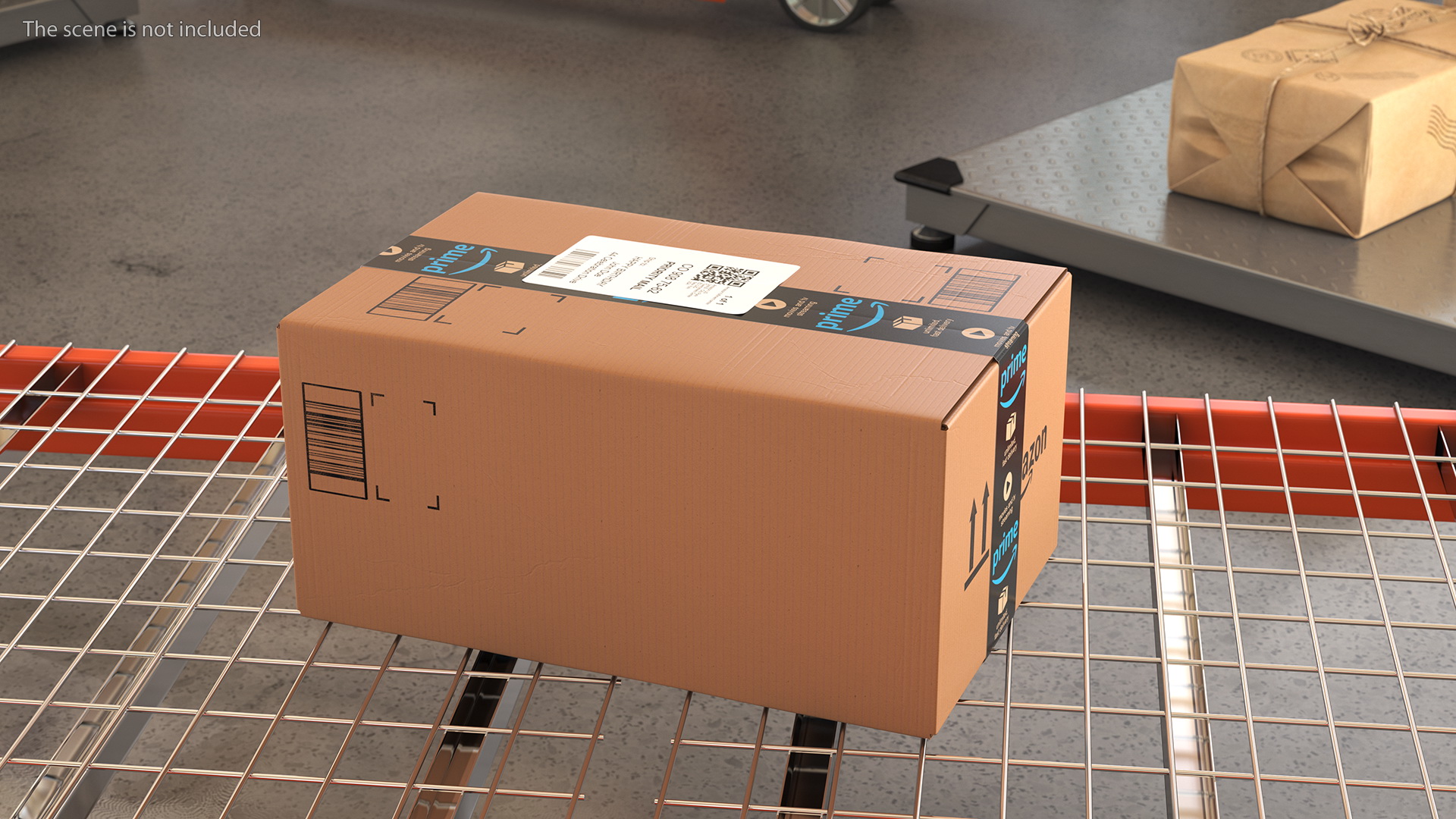 Amazon Parcels Box 41x26x20 3D