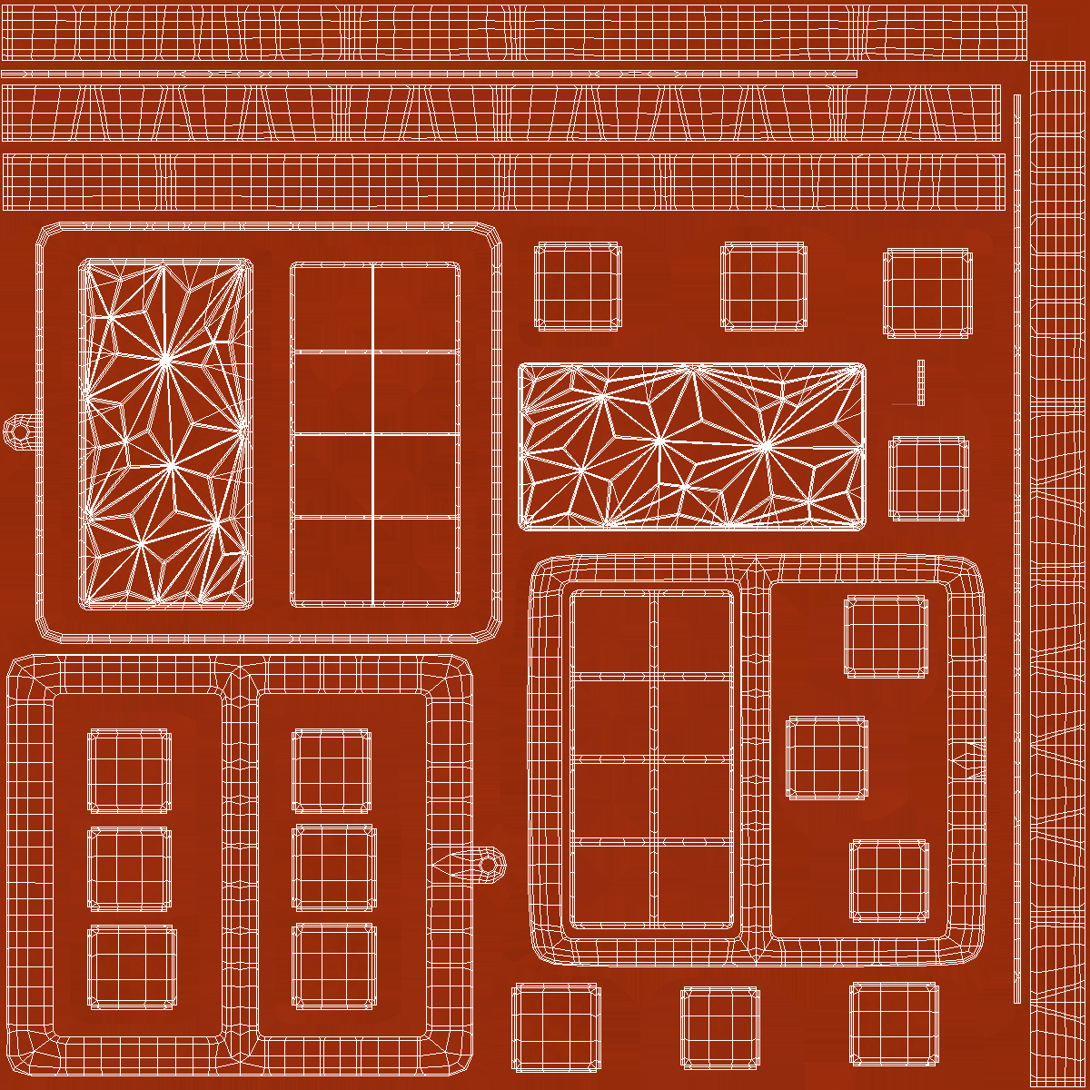 3D Chocolate Bar Mold model
