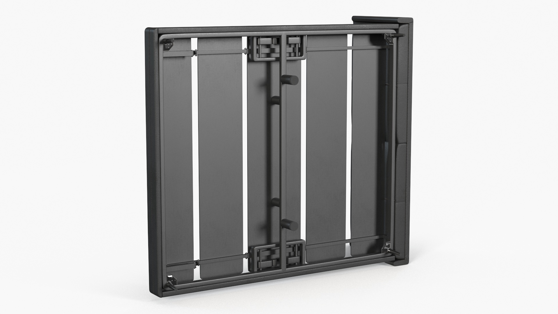 3D Smart Electric Bed Black Rigged