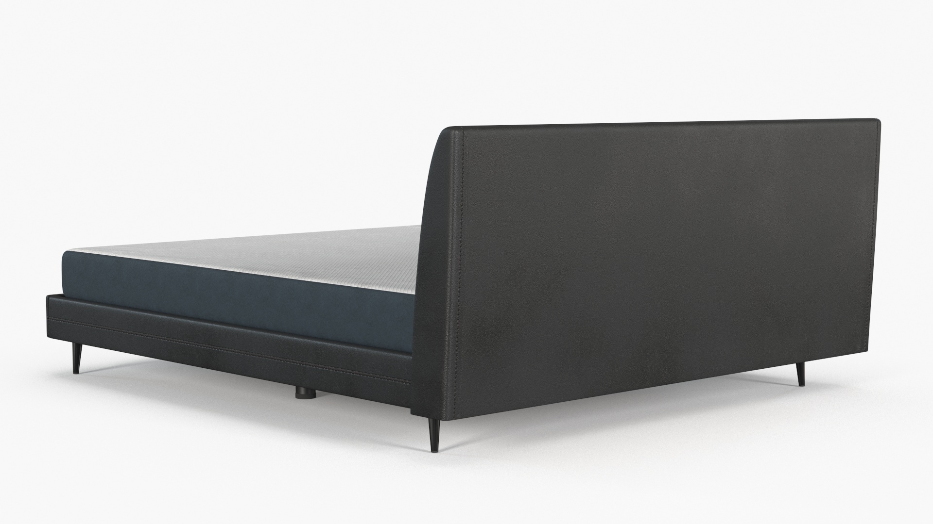 3D Smart Electric Bed Black Rigged