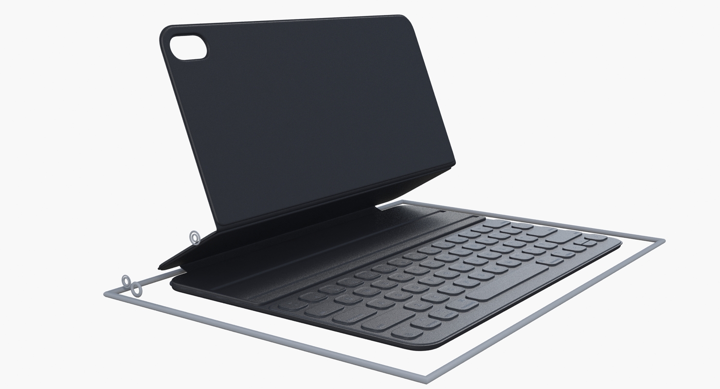 Apple Smart Keyboard 11inch Rigged 3D model