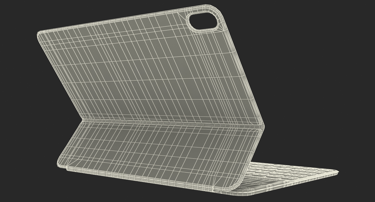 Apple Smart Keyboard 11inch Rigged 3D model