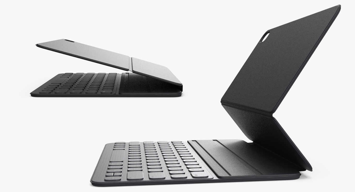 Apple Smart Keyboard 11inch Rigged 3D model