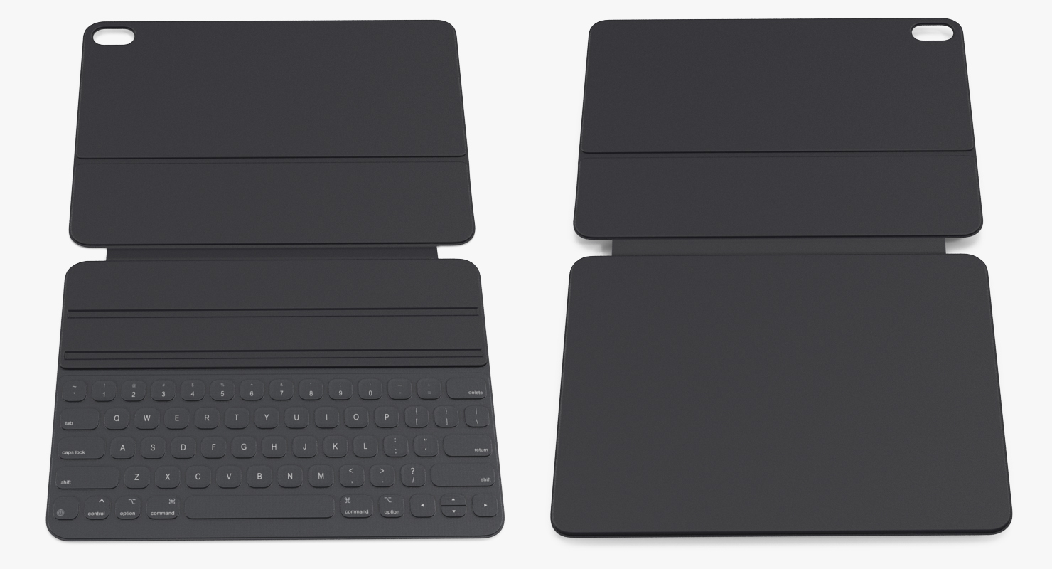 Apple Smart Keyboard 11inch Rigged 3D model