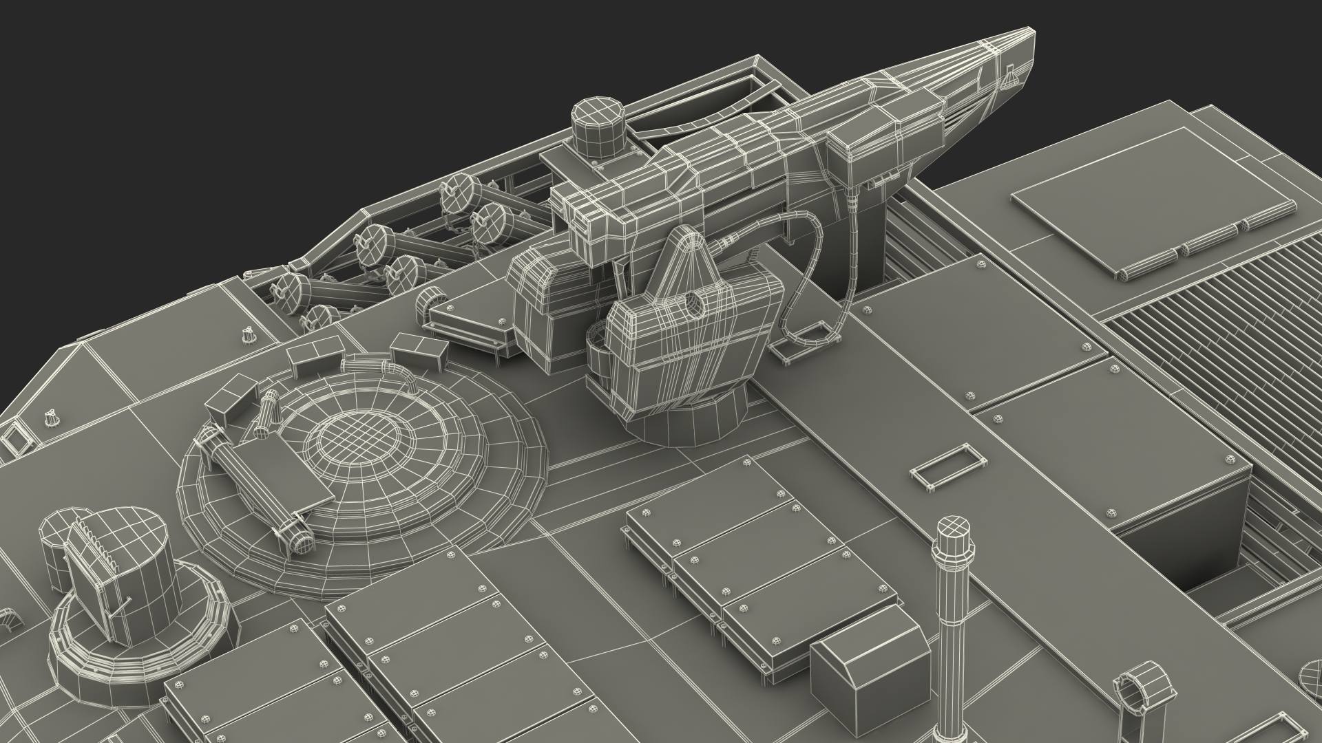 3D Norinco VT-4 Chinese Tank Rigged for Maya