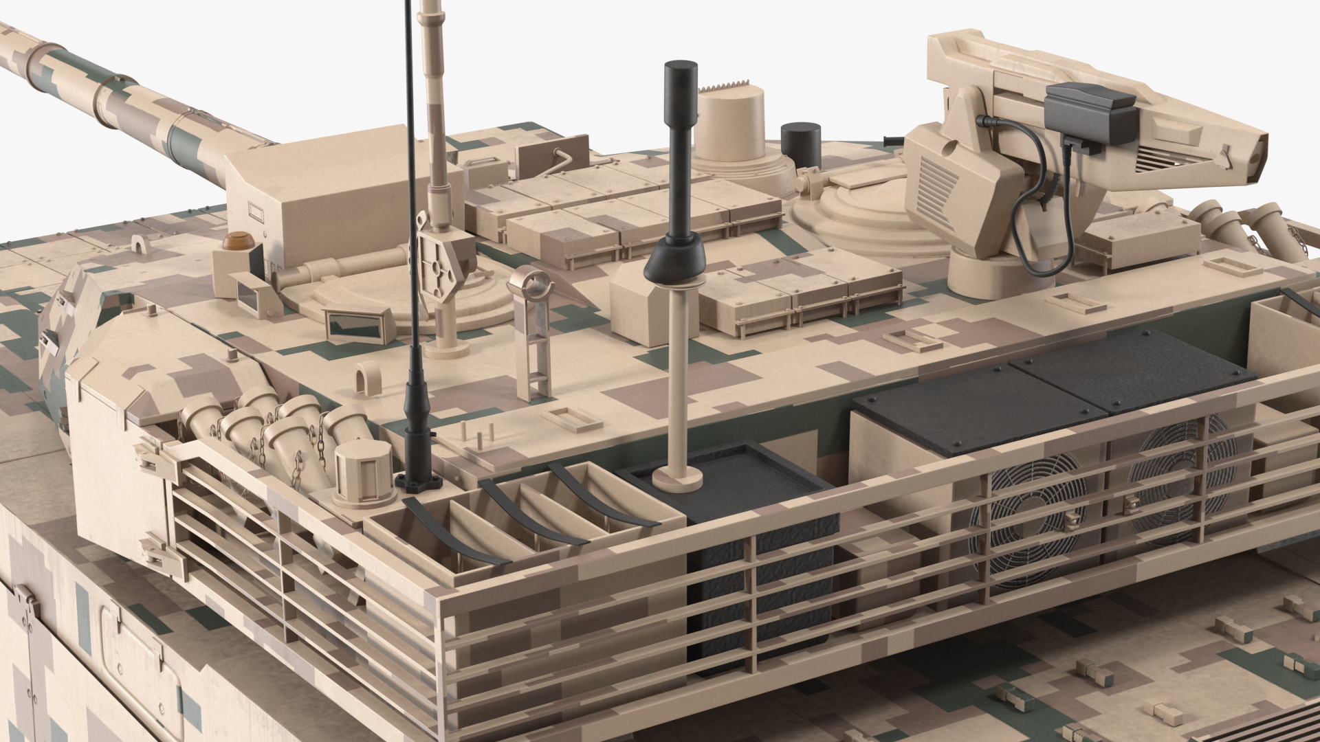 3D Norinco VT-4 Chinese Tank Rigged for Maya