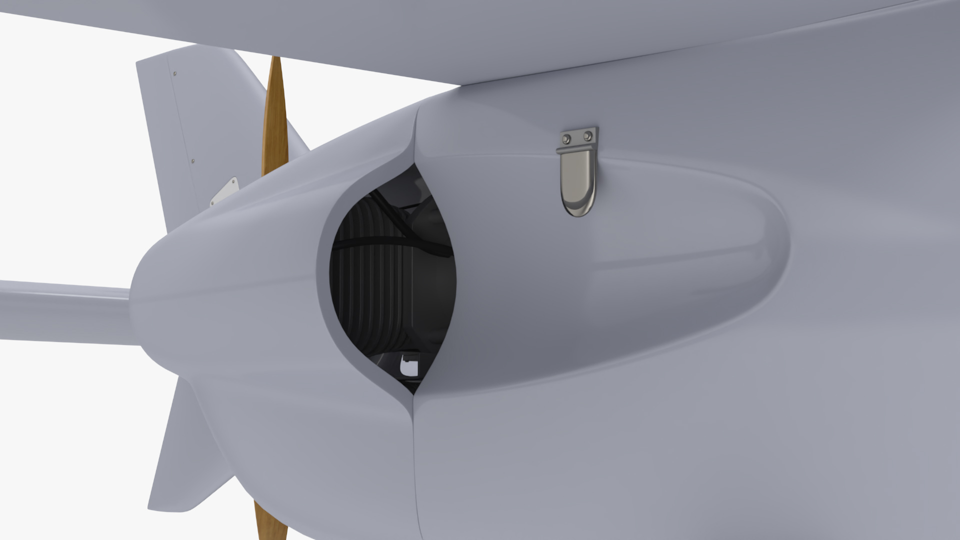 3D Mugin 5 UAV Rigged model