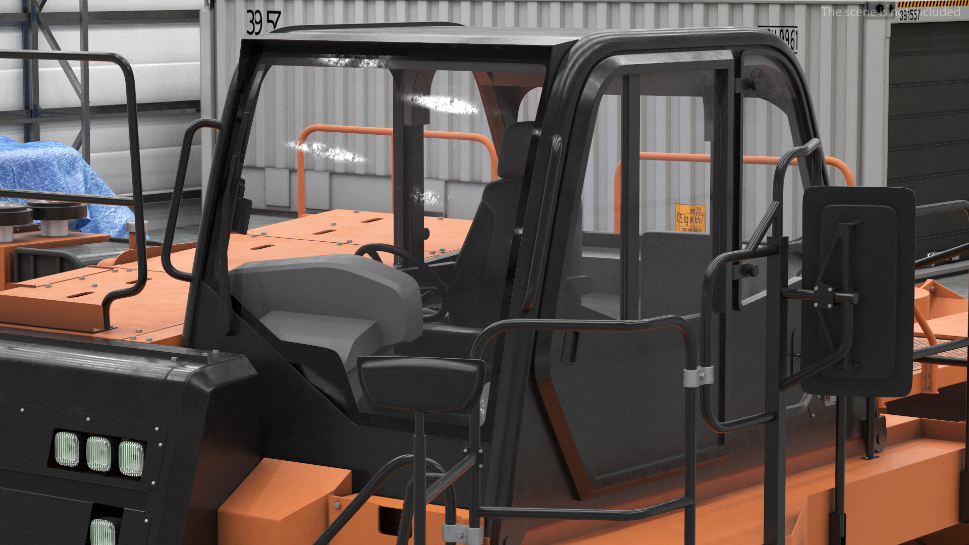 3D Heavy Duty Bare Chassis Clean Rigged