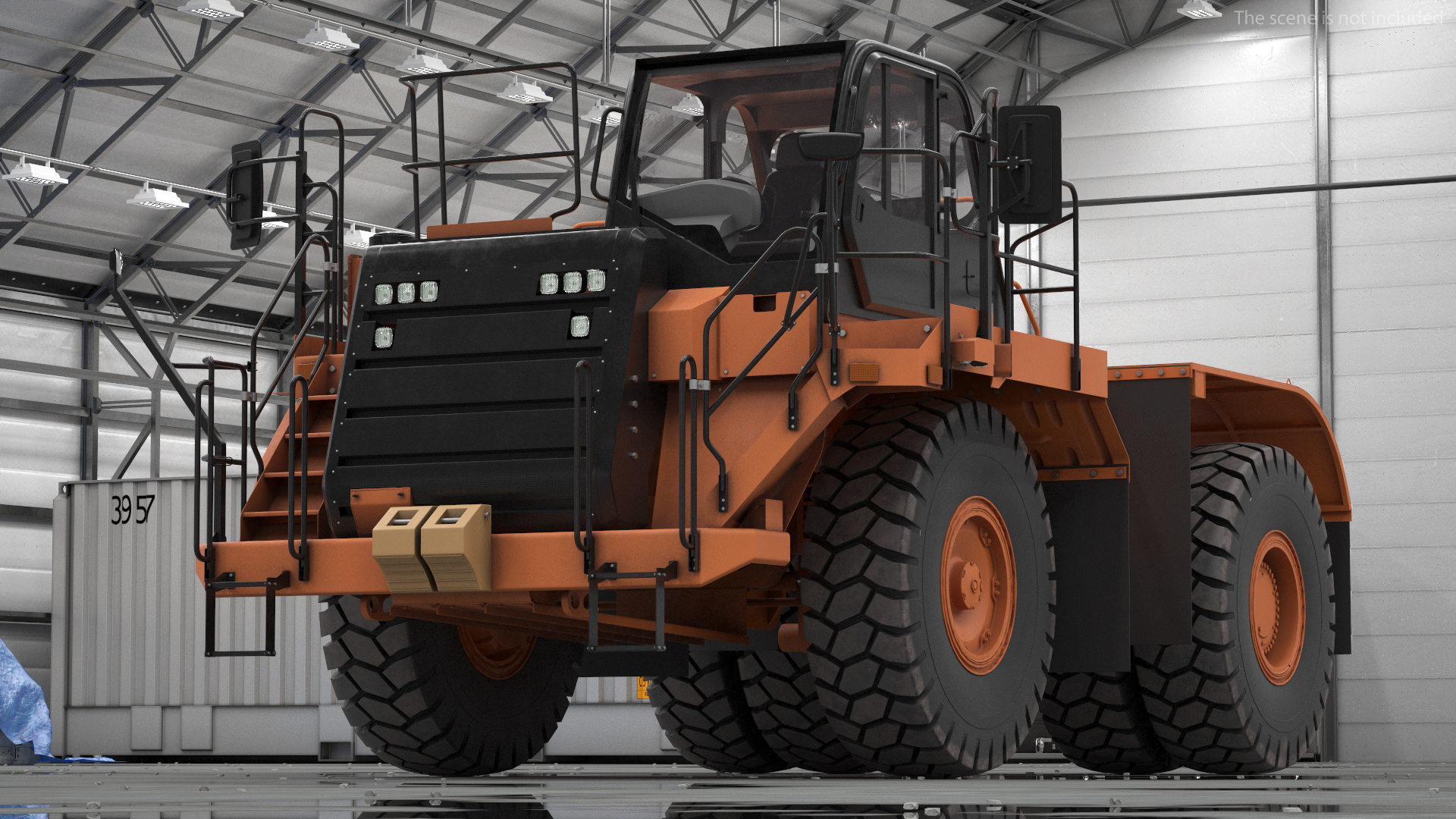 3D Heavy Duty Bare Chassis Clean Rigged