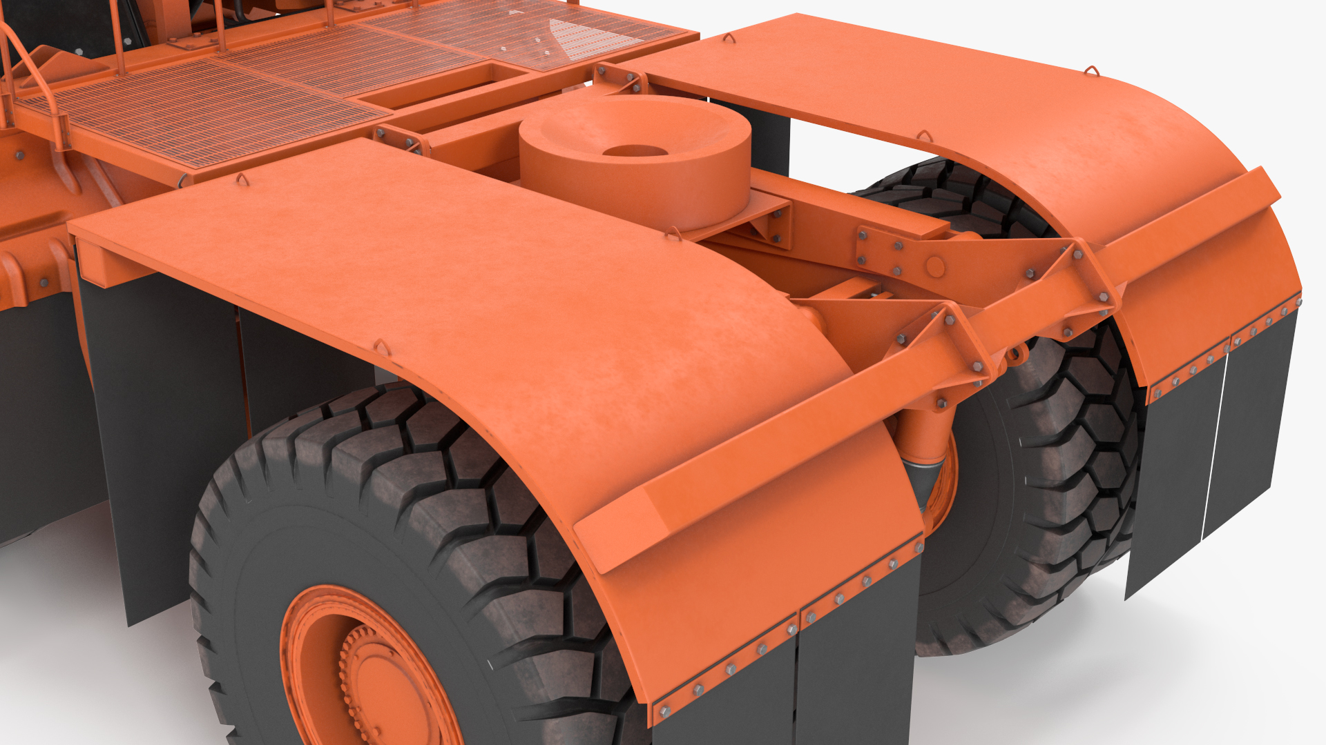 3D Heavy Duty Bare Chassis Clean Rigged