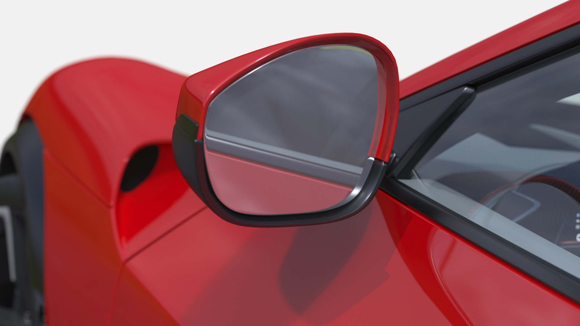 3D model Ultimate Crossover Racing Car Red Rigged