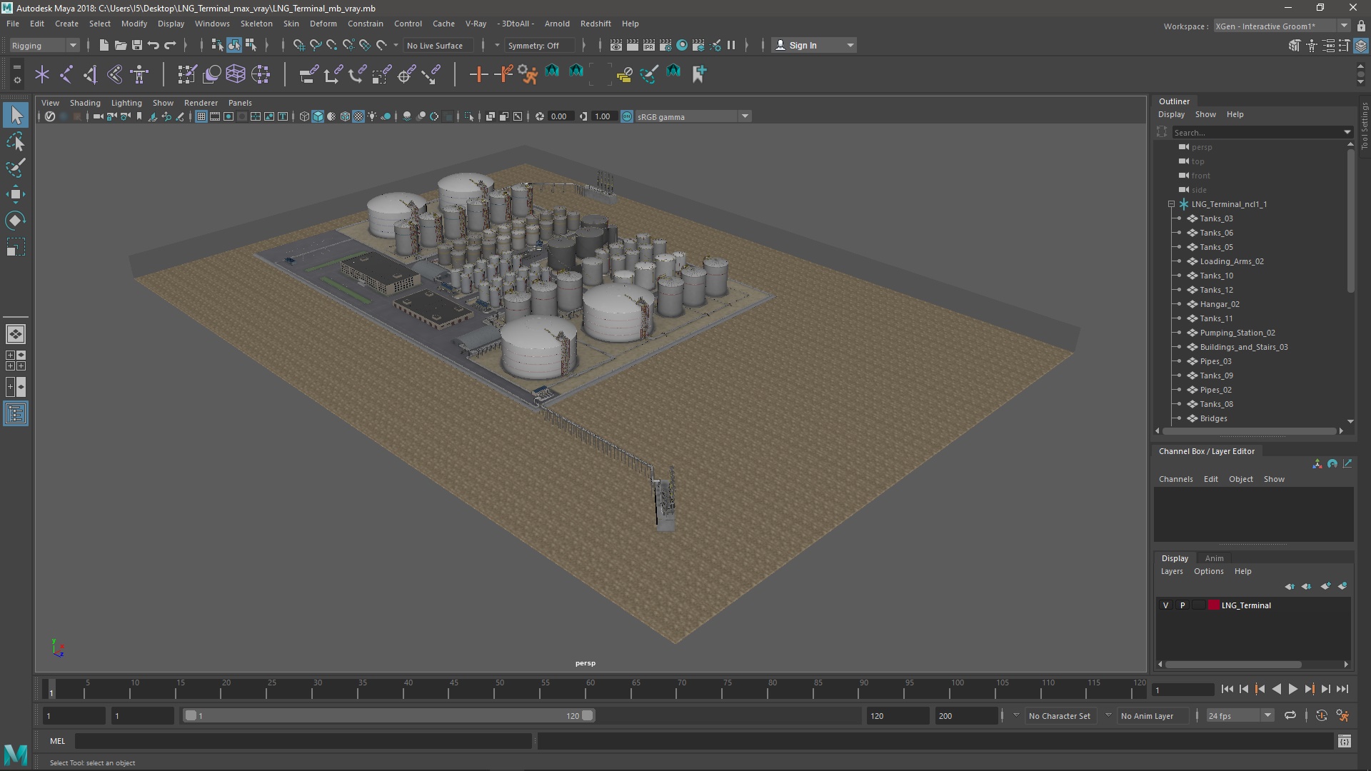 LNG Terminal 3D