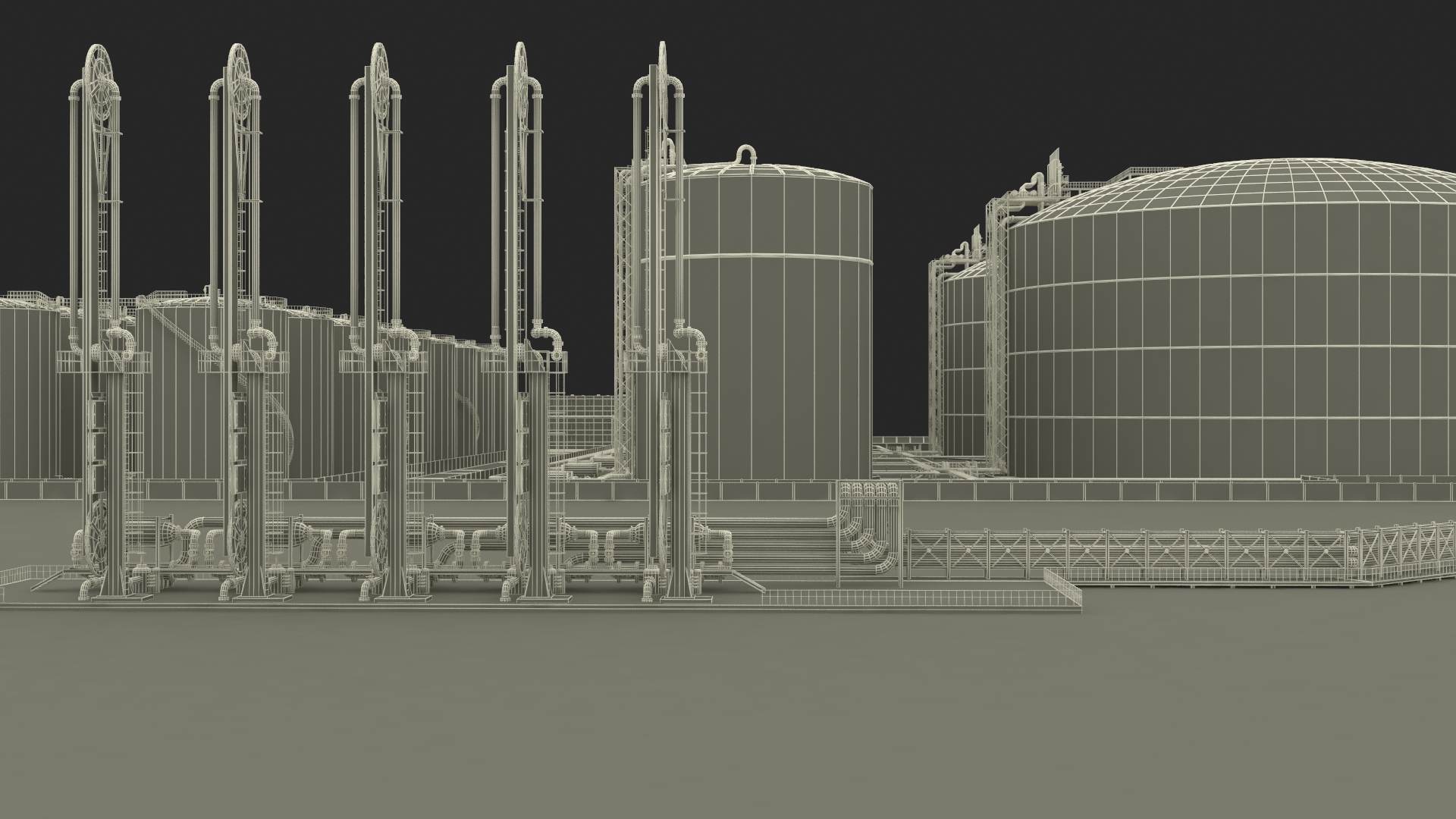 LNG Terminal 3D