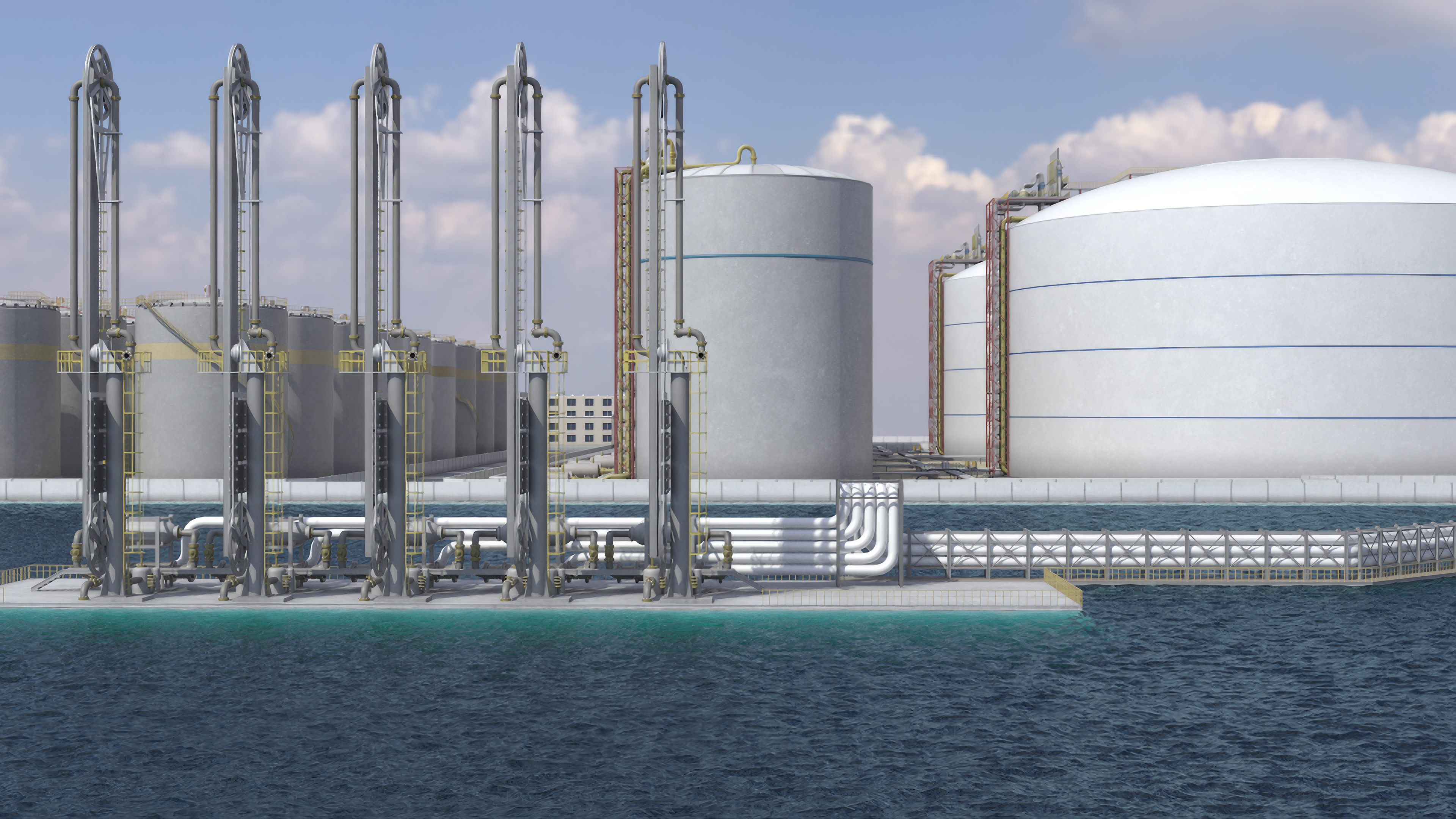 LNG Terminal 3D