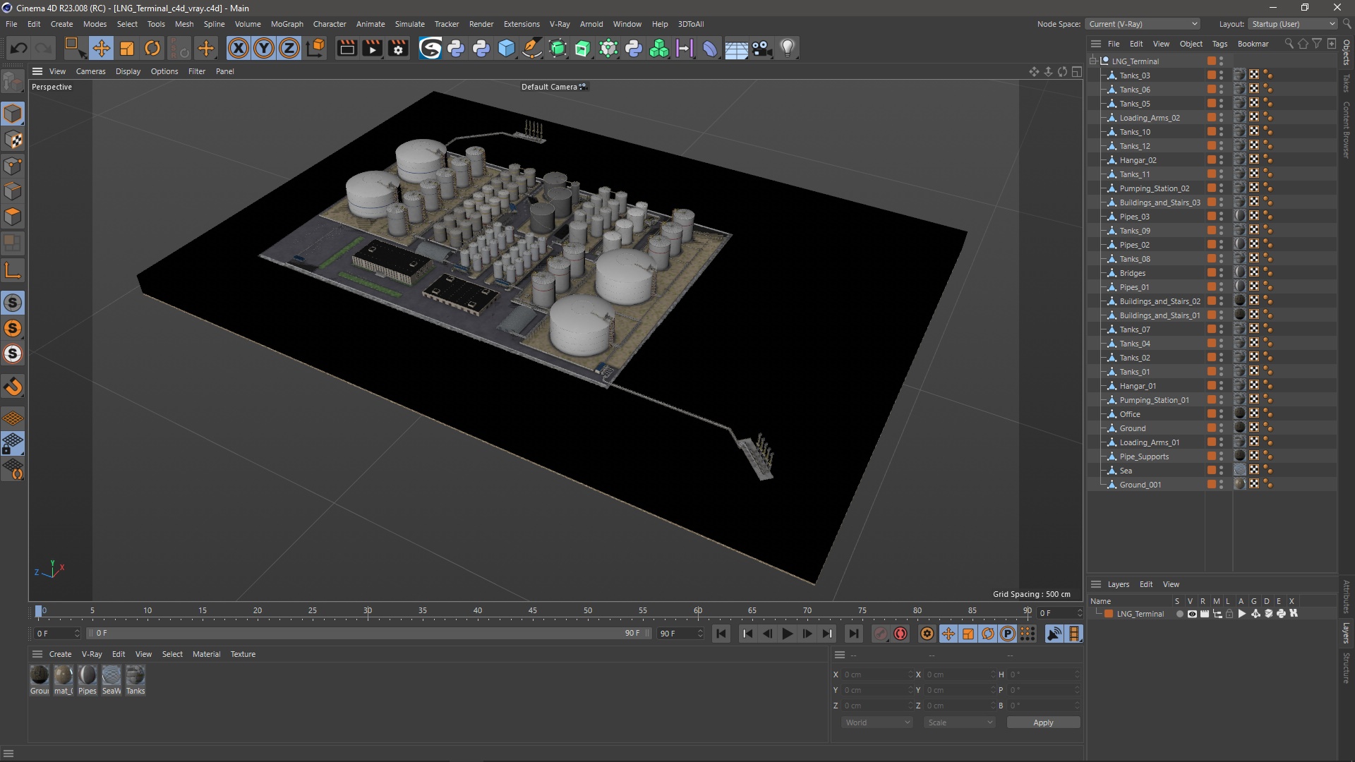 LNG Terminal 3D