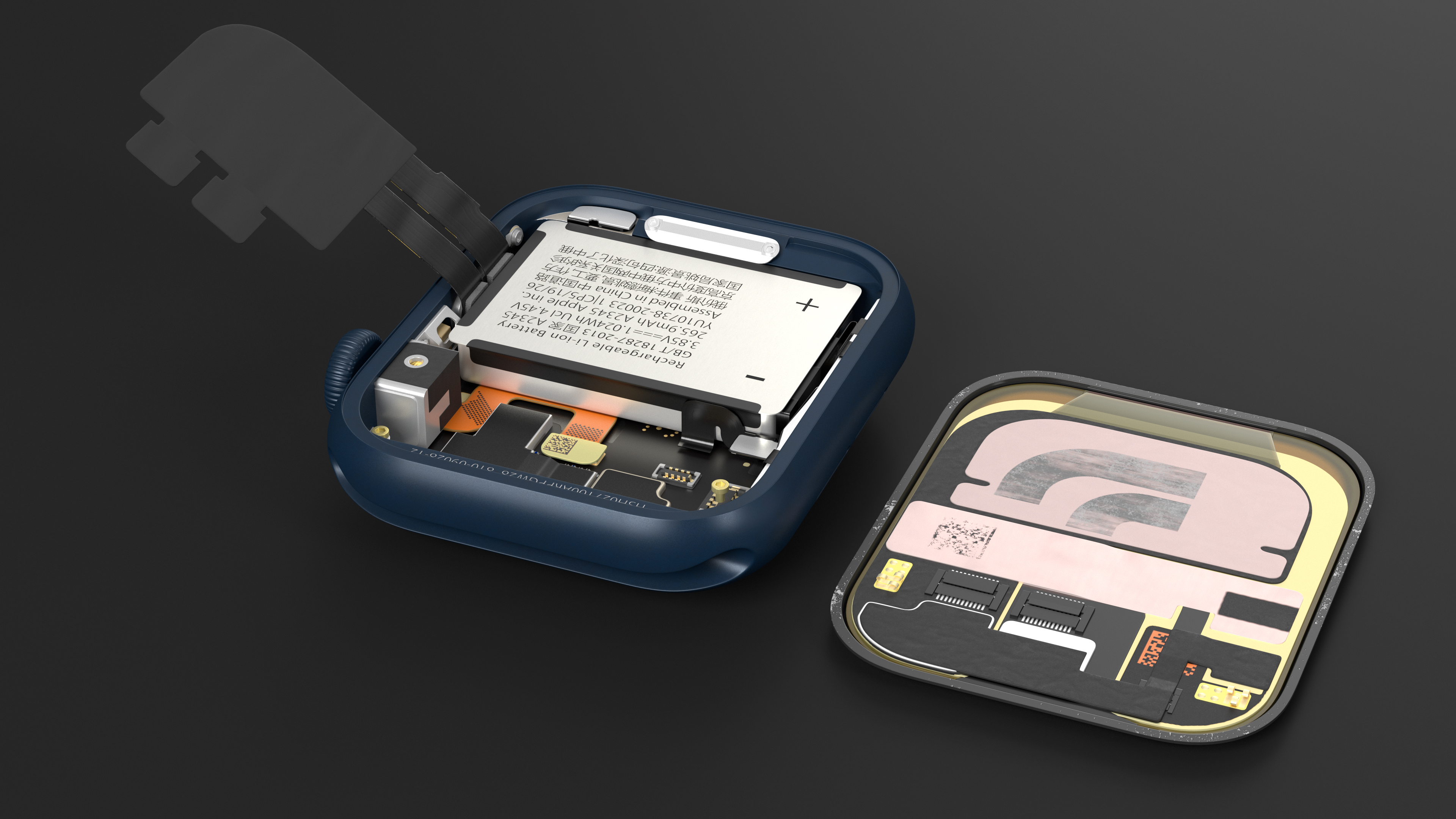 3D Apple Watch SE Casing Open