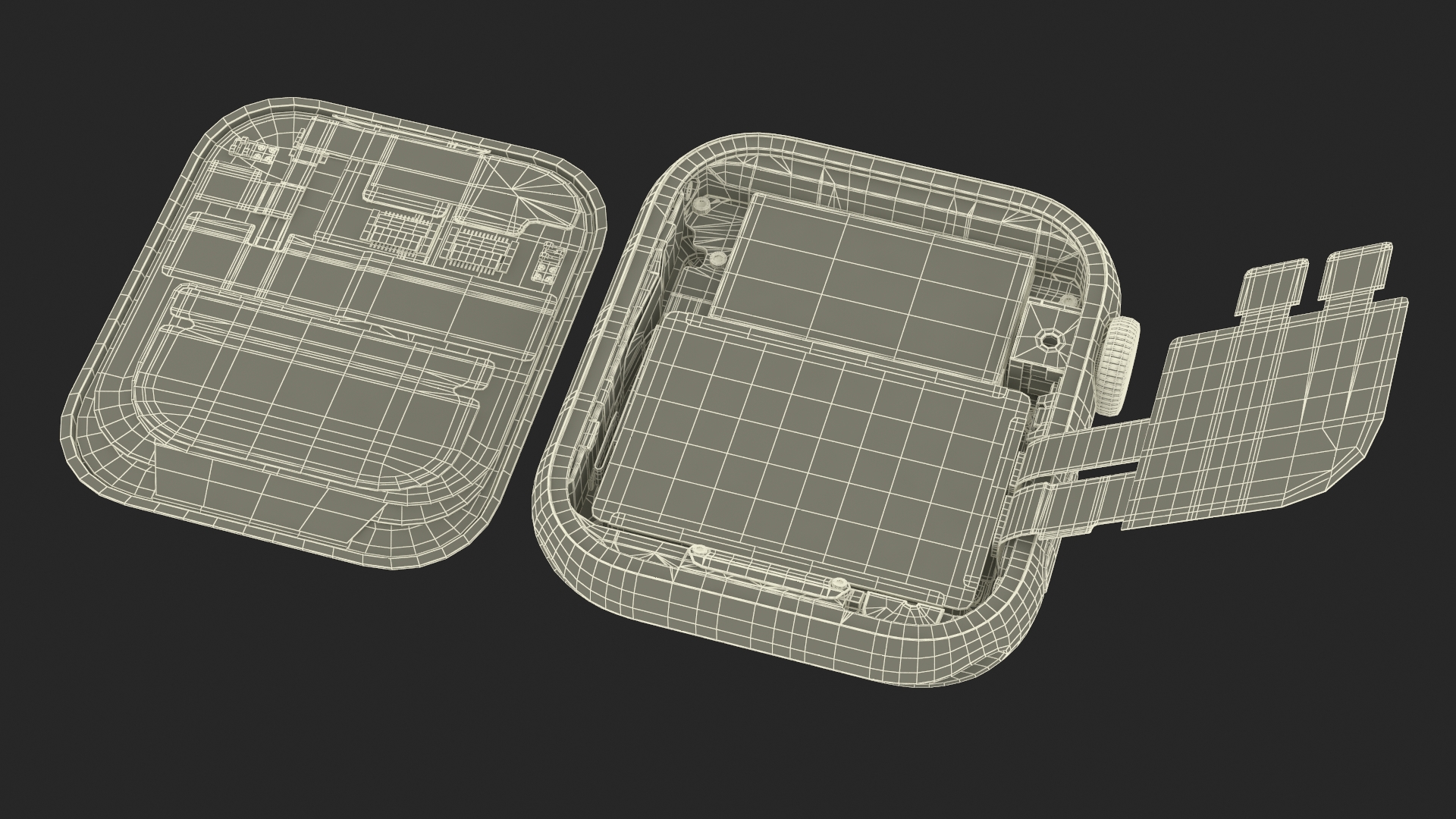 3D Apple Watch SE Casing Open