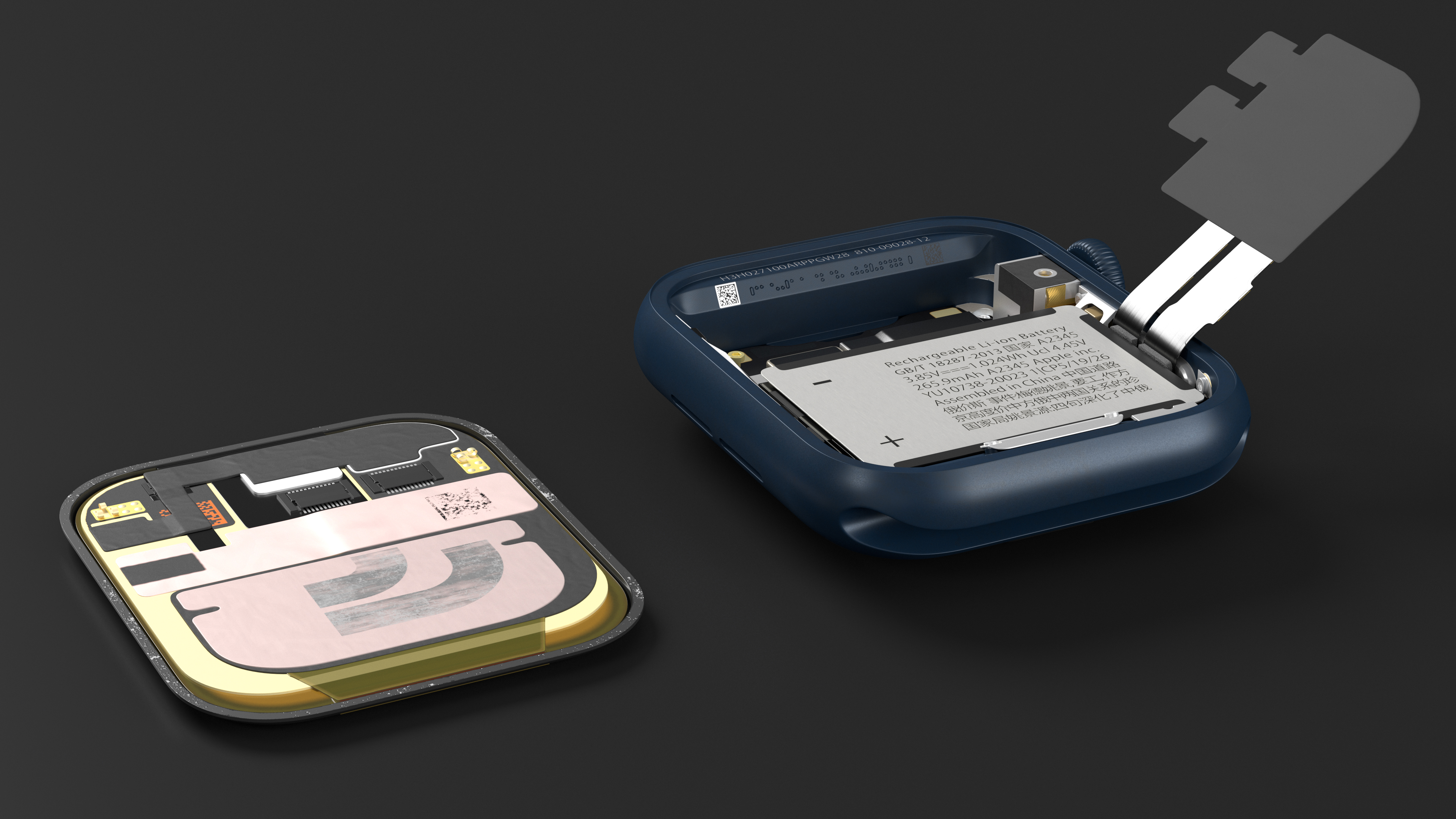 3D Apple Watch SE Casing Open