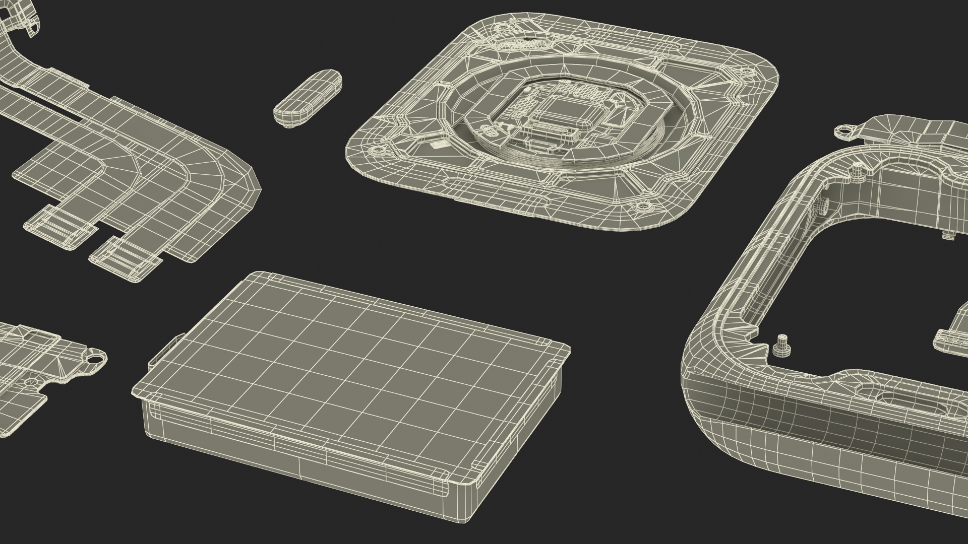 3D Apple Watch SE Casing Open