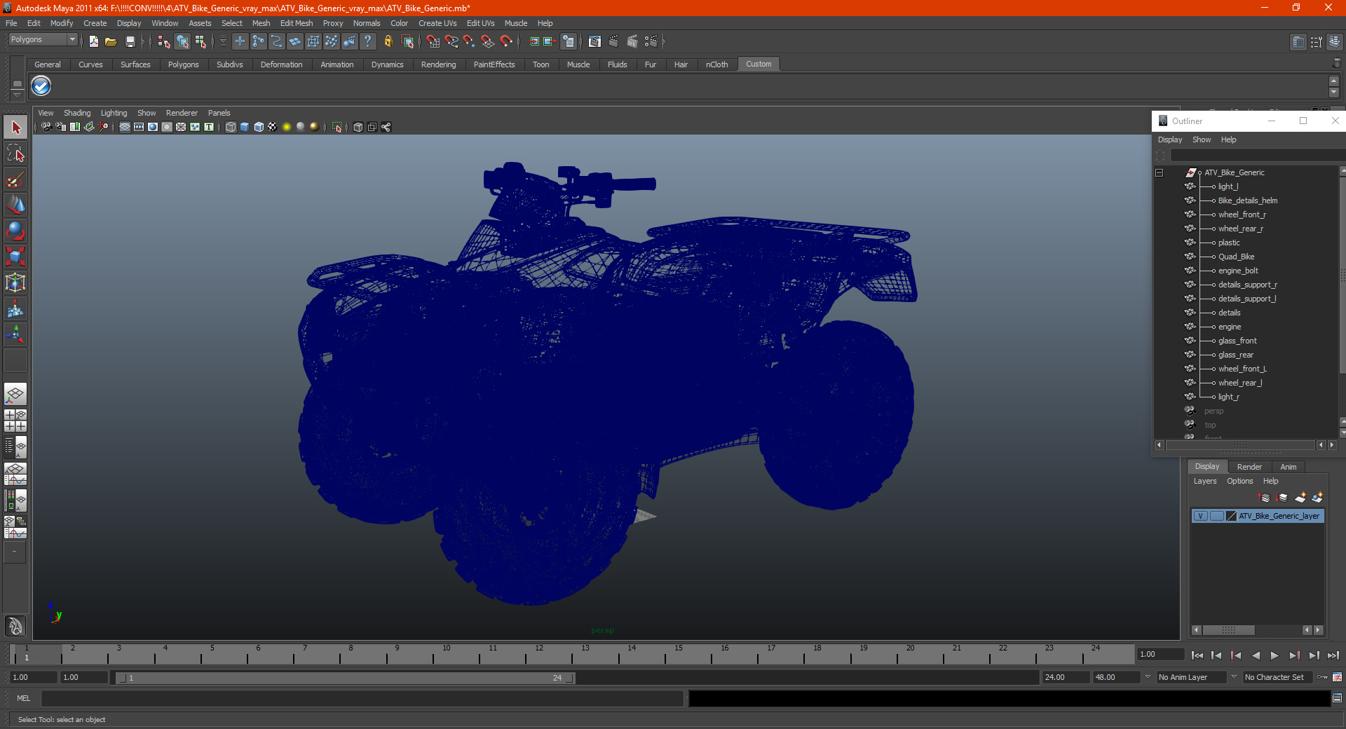 3D ATV Bike Generic