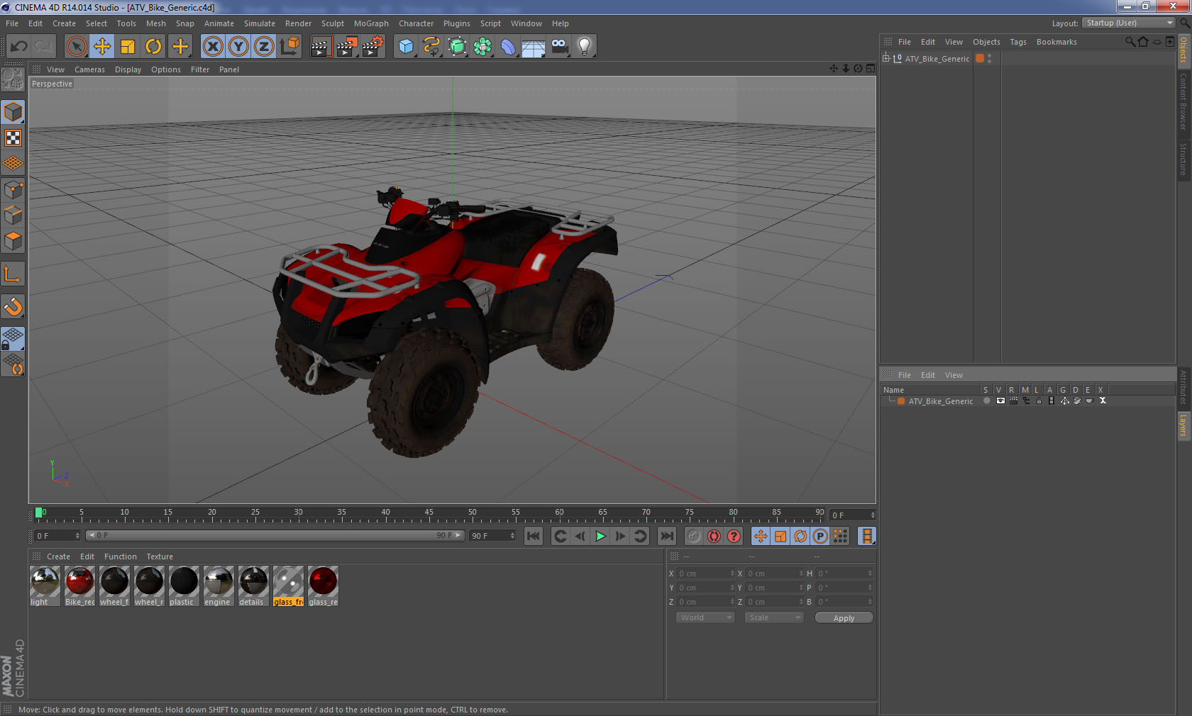 3D ATV Bike Generic