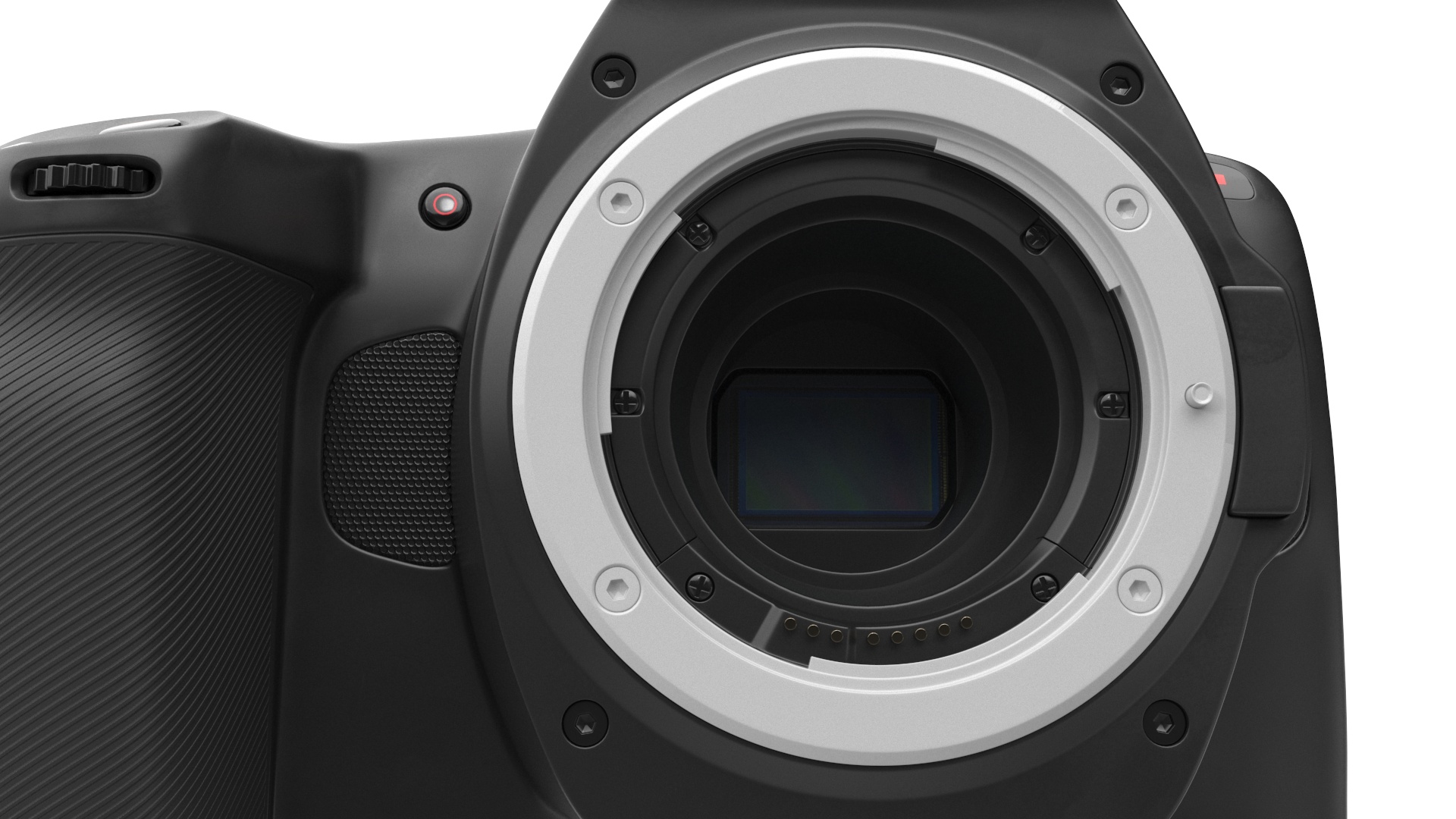 3D model Modern Professional Camera Light On