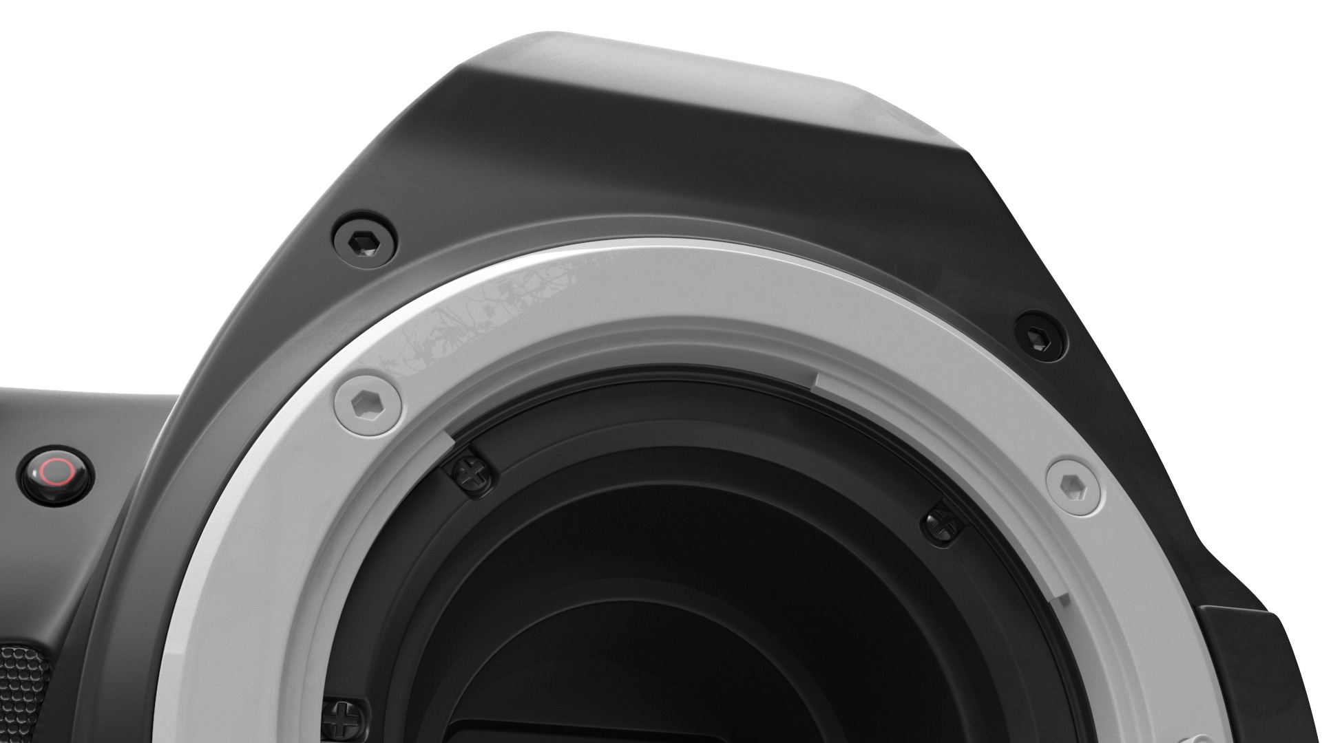 3D model Modern Professional Camera Light On