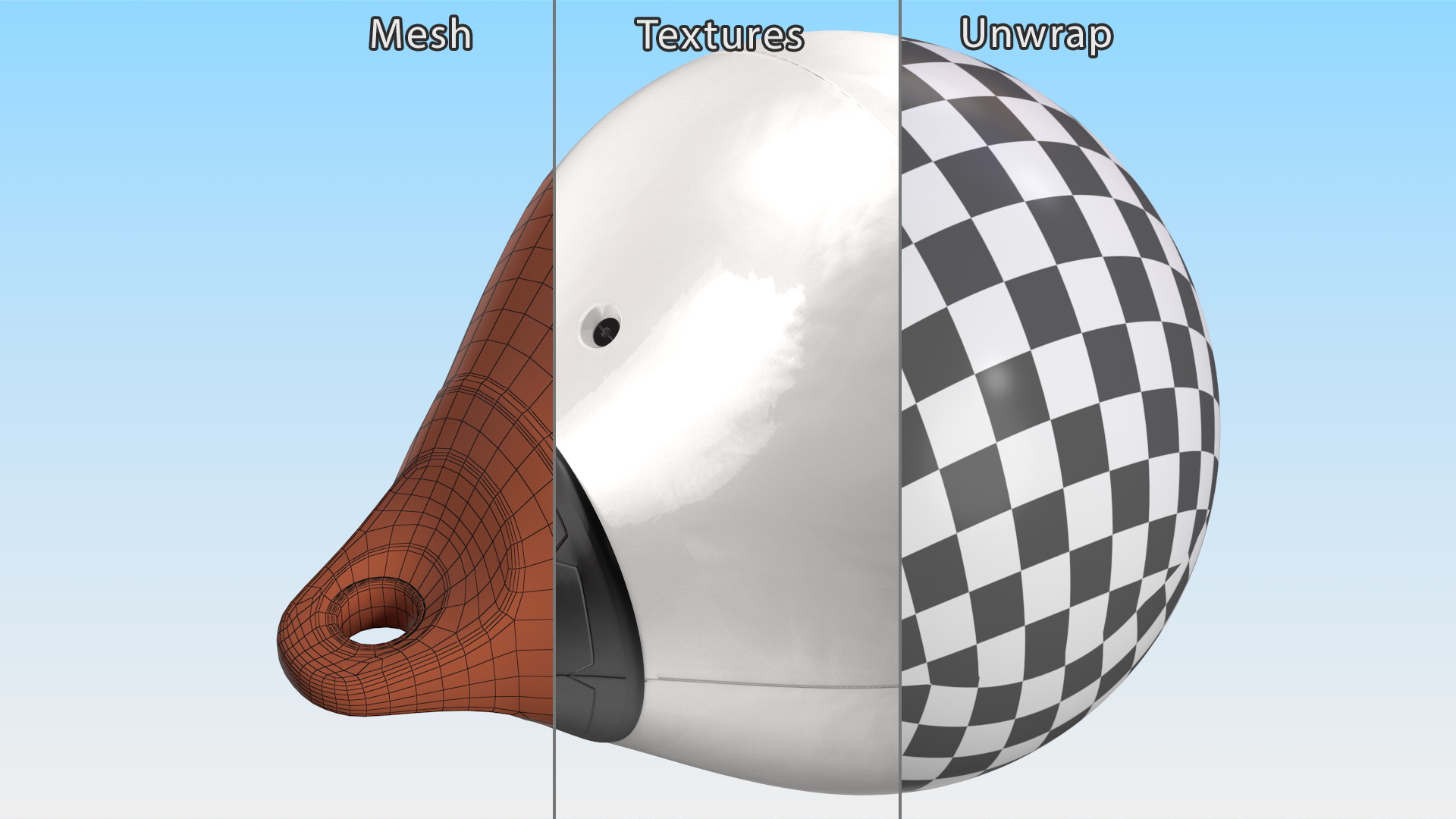 3D model White All Purpose A4 Buoy