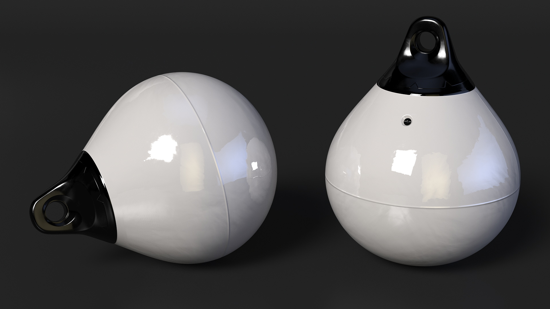 3D model White All Purpose A4 Buoy