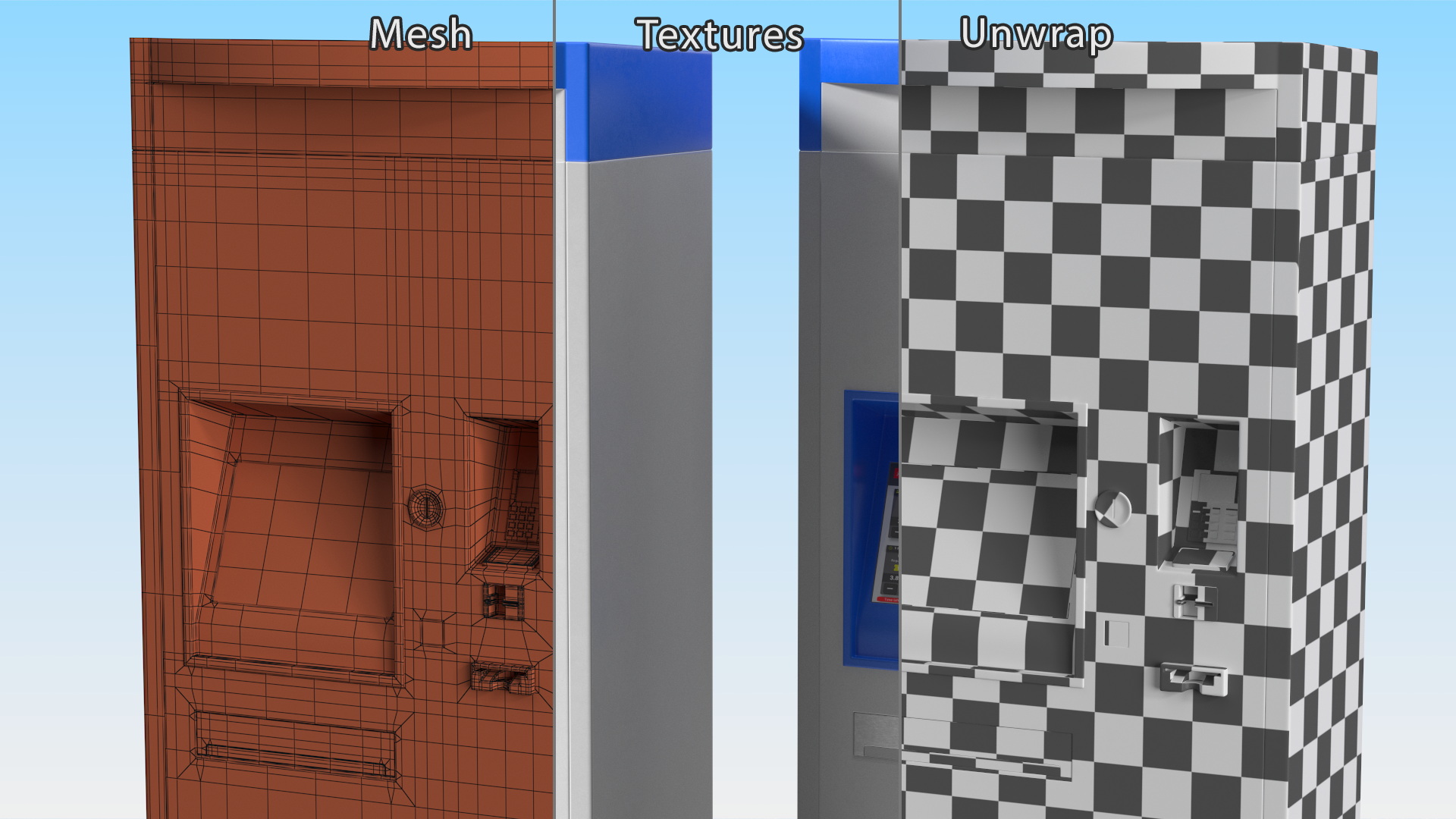 Self Service Ticket Machine 3D