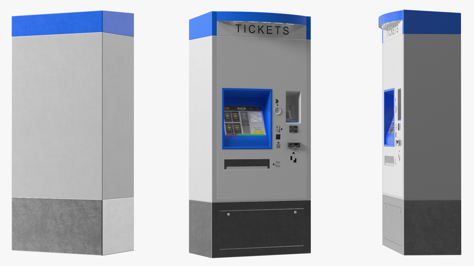 Self Service Ticket Machine 3D